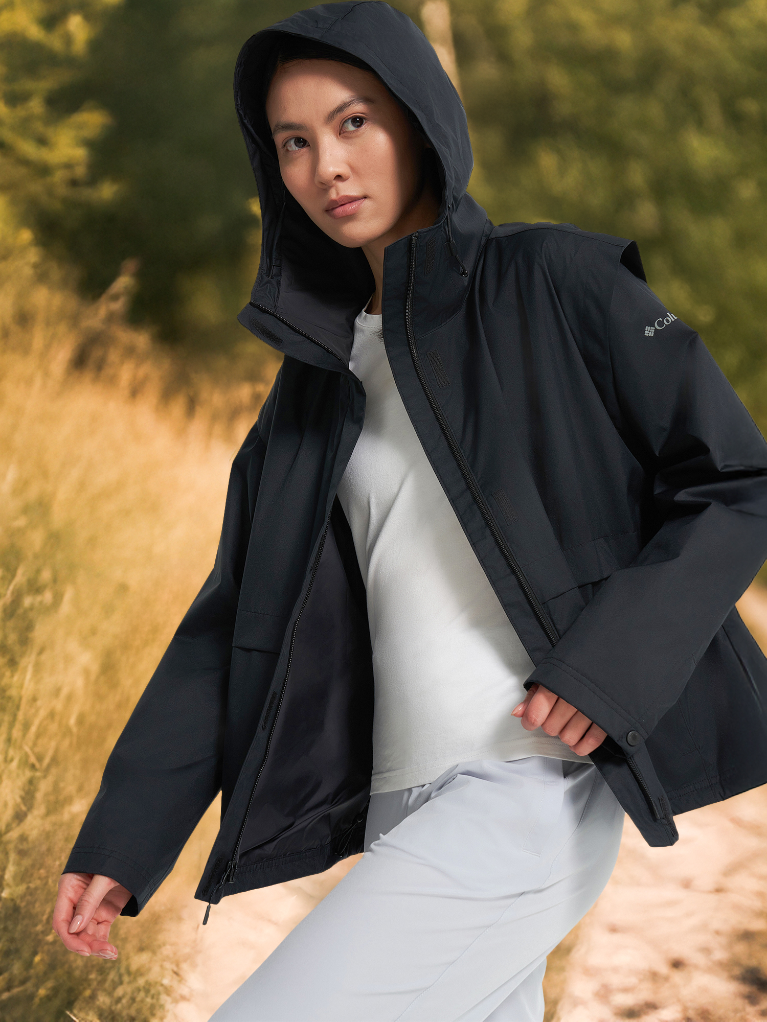 Ветровка женская Columbia Riley Grove Jacket, Черный