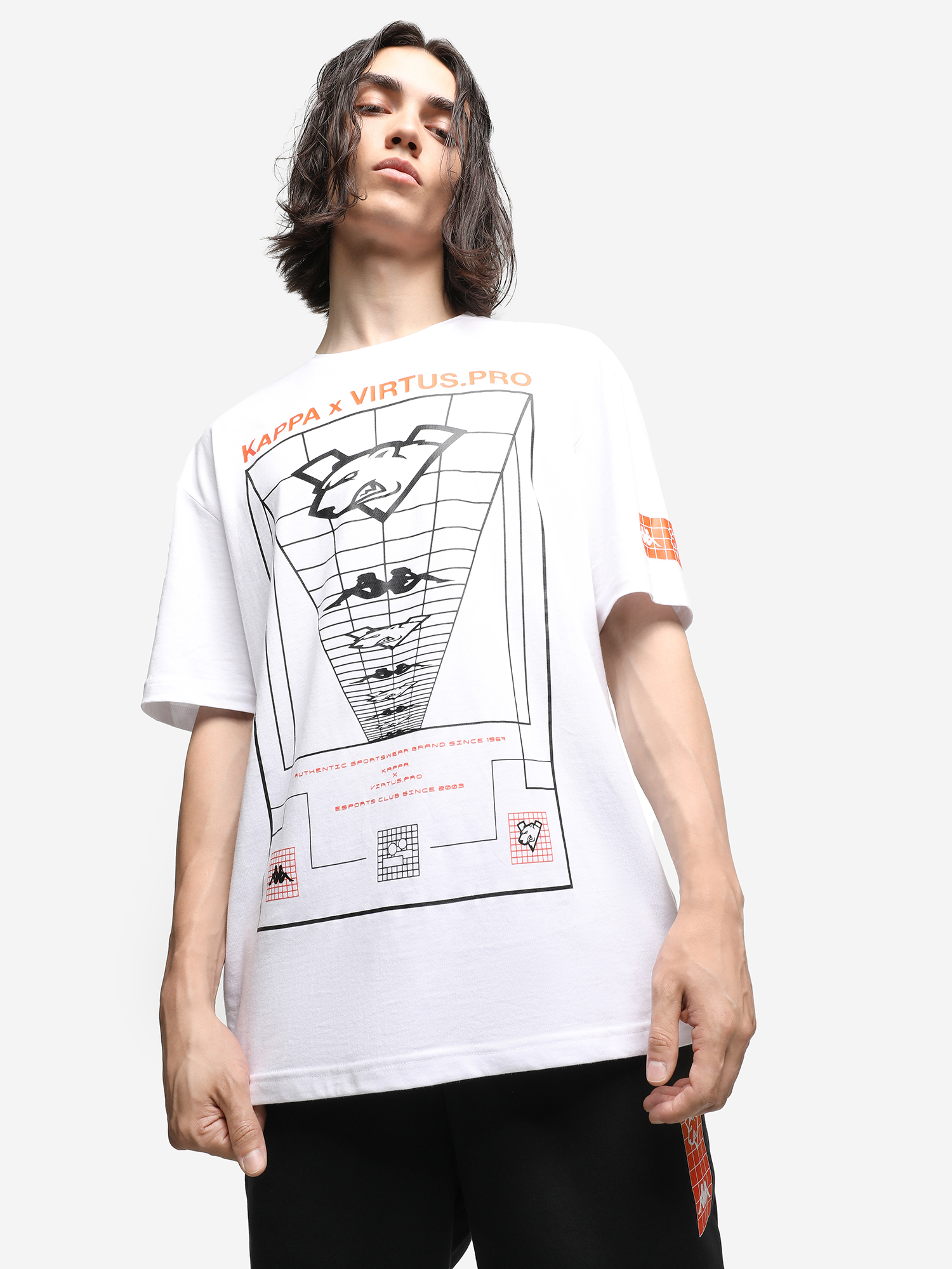 

Футболка мужская Kappa x Virtus.pro, Белый