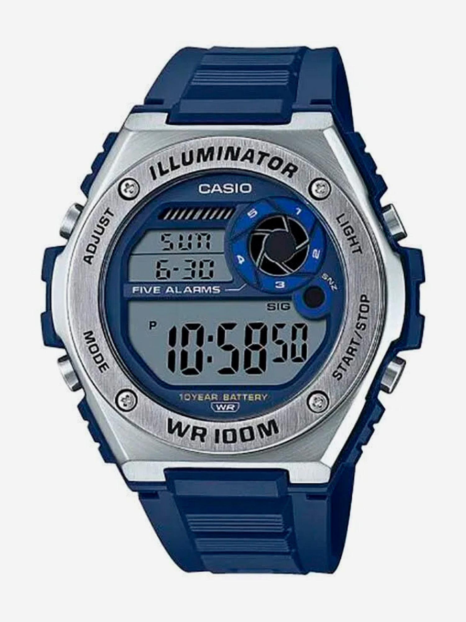 

Наручные часы Casio Collection MWD-100H-2A, Синий