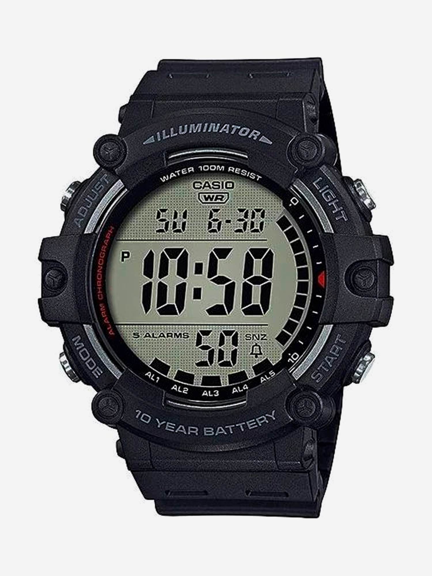 

Наручные часы Casio Collection AE-1500WH-1A, Черный