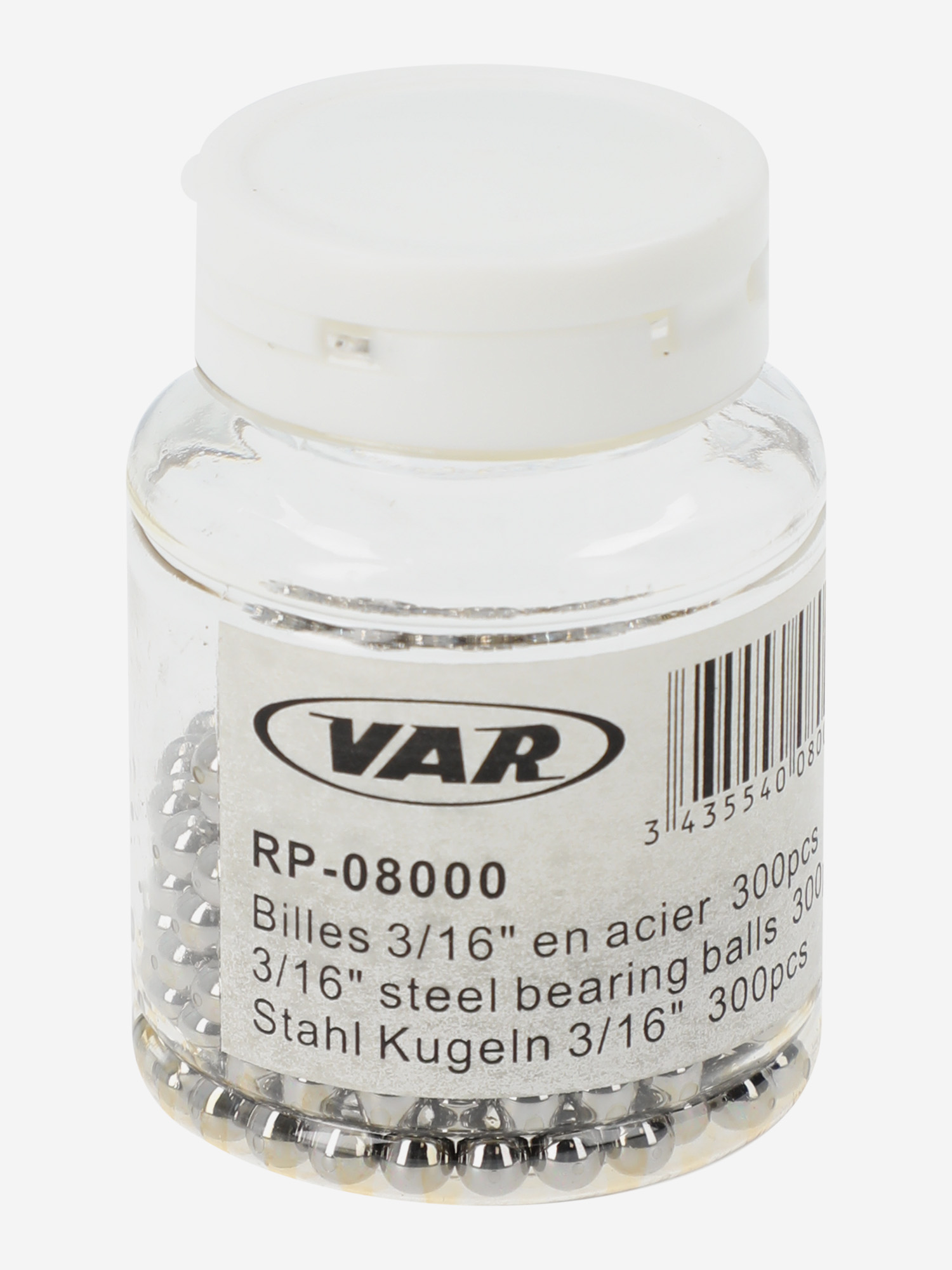 

Подшипники для втулок VAR RP-08000 3/16", 300 шт, Серебряный