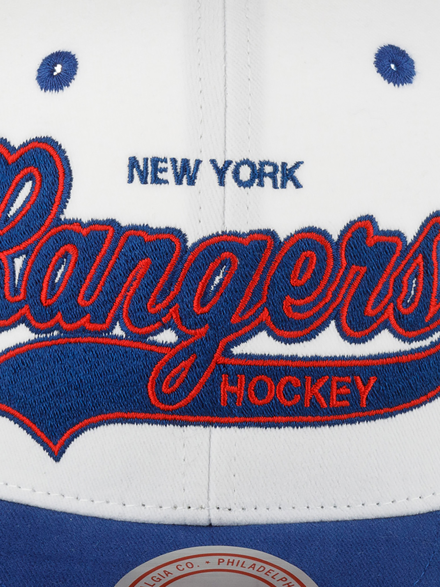 Бейсболка MITCHELL NESS HHSS7285-NYAYYPPPWHIT New York Rangers NHL (синий), Синий 59-270XDOXM4K-46, размер Без размера - фото 5