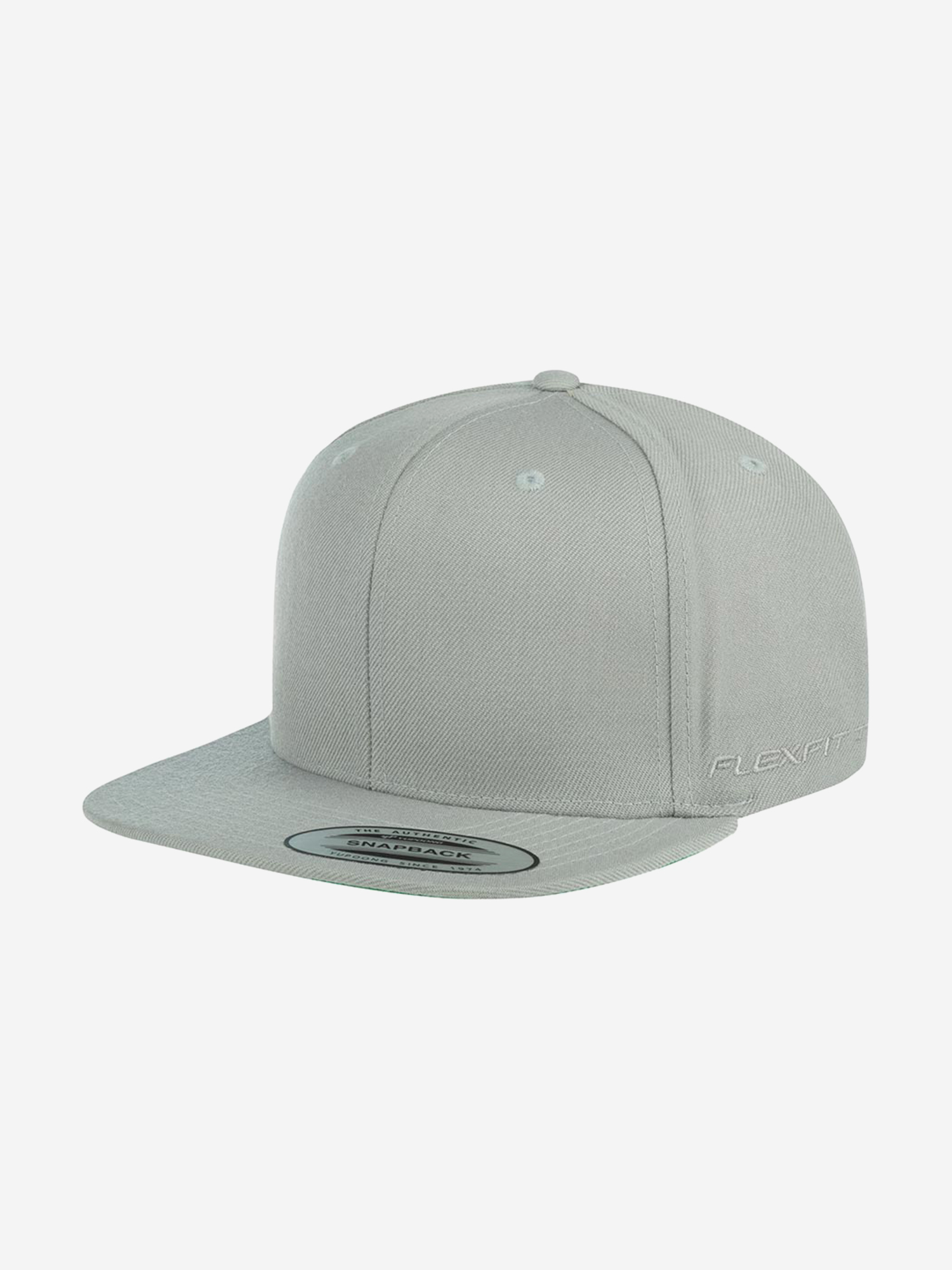 Изображение товара Бейсболка с прямым козырьком FLEXFIT 6089M, Серебристый