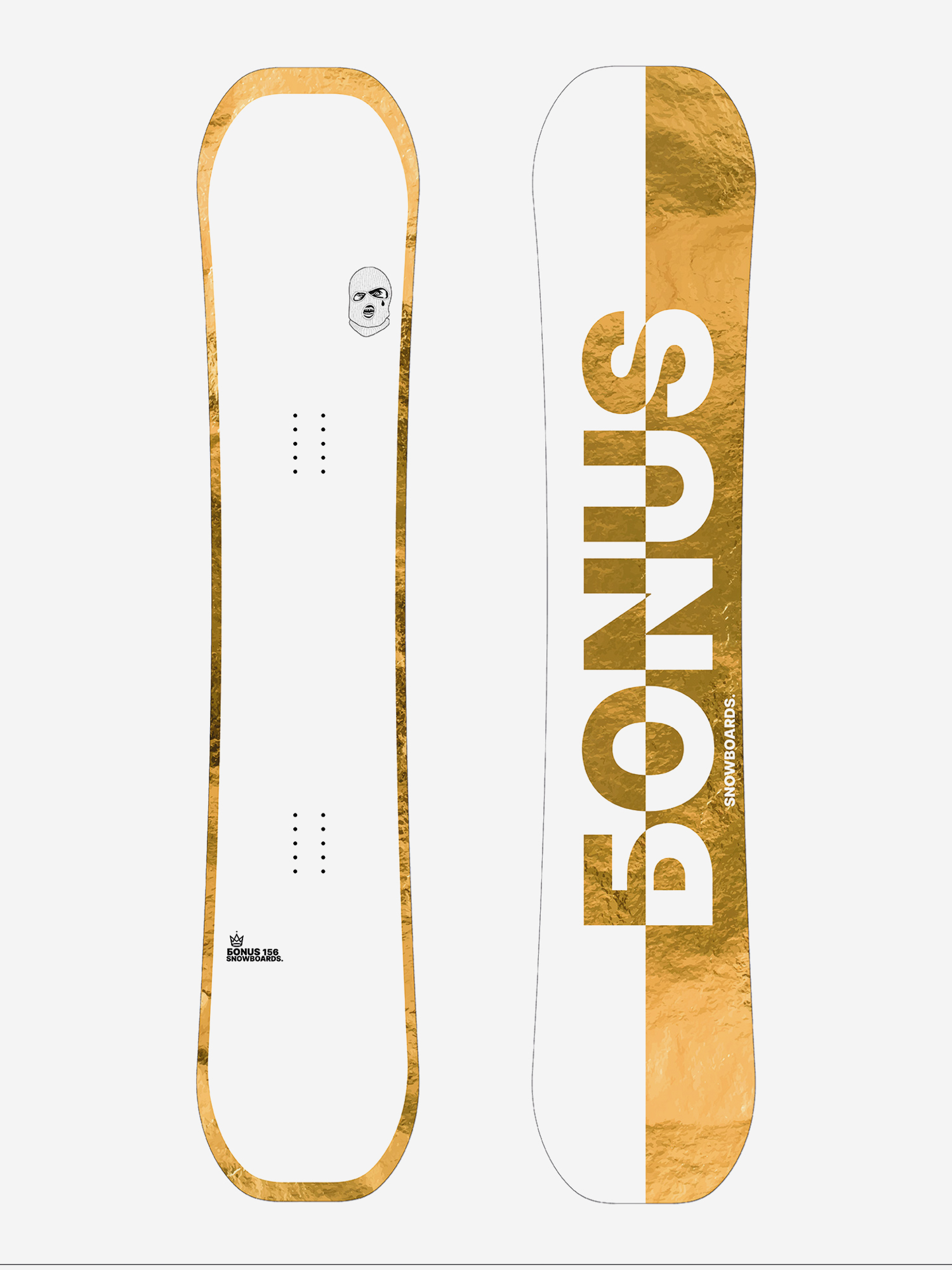 

Сноуборд Bonus Snowboards Stay Gold, Золотой