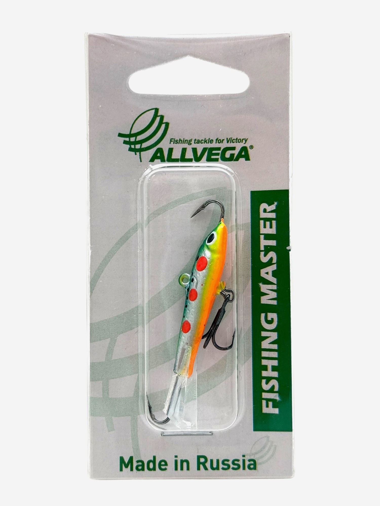 

Приманка балансир ALLVEGA 10 гр / 50 мм, цвет C25, Серебряный