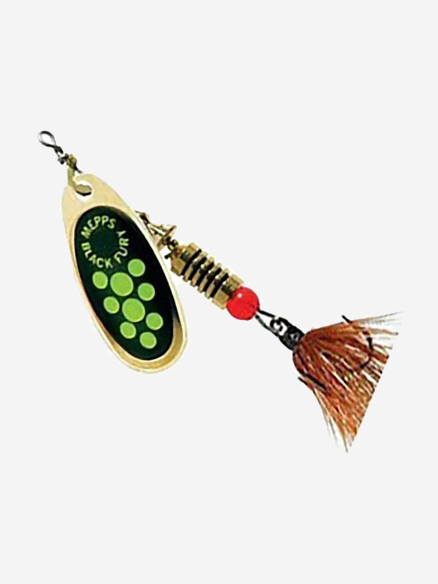 

Блесна для рыбалки вертушка Mepps BLACK FURY MOUCHE, , Gold/Chartreuse, 1 штука, Золотой