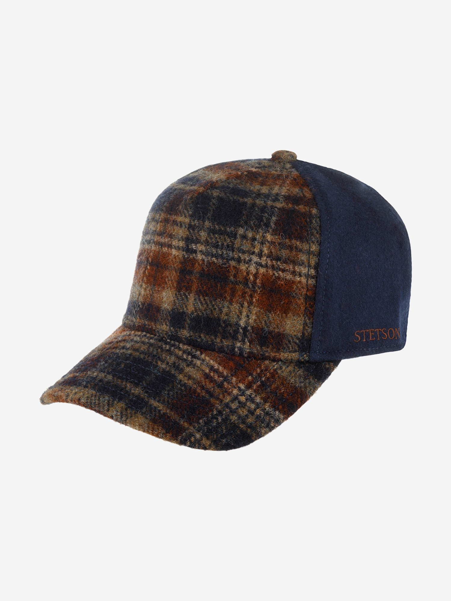 

Бейсболка STETSON 7760302 TRUCKER CAP WOOL CHECK (синий), Синий