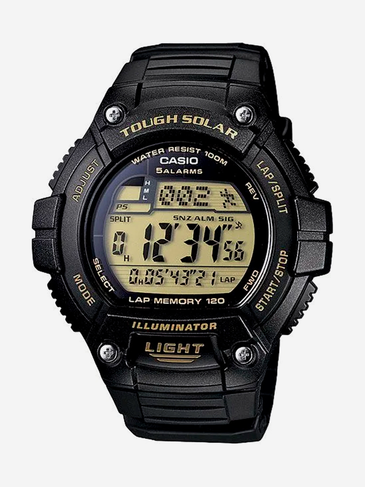 

Наручные часы Casio Sports W-S220-9A, Черный