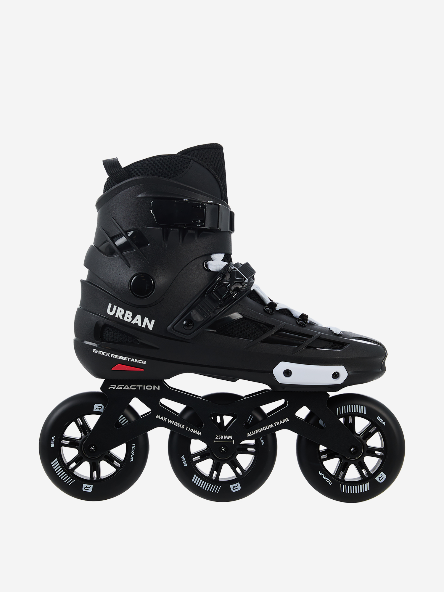 

Роликовые коньки Reaction Urban 3 х110, Черный