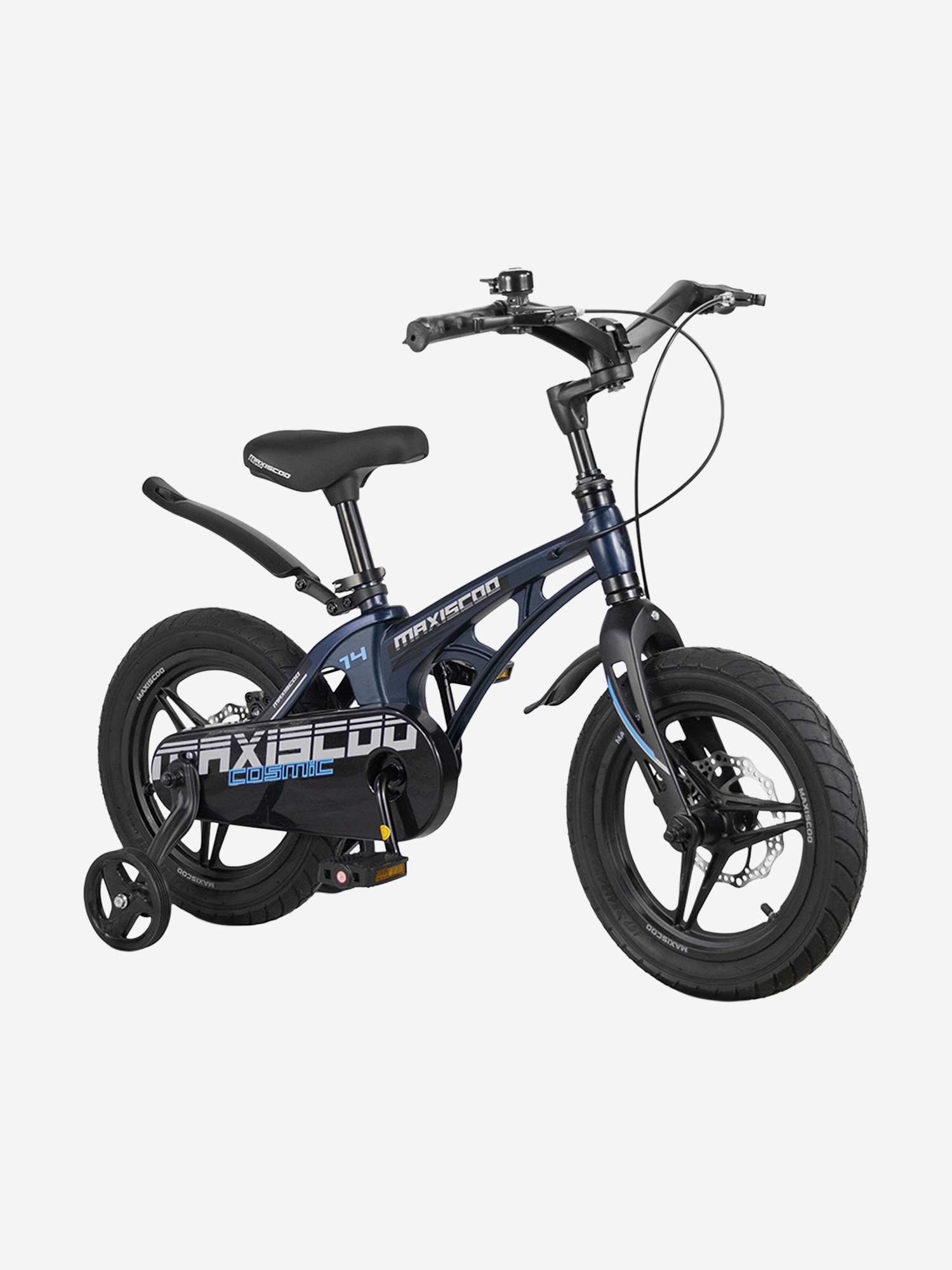 Изображение товара Велосипед детский Maxiscoo COSMIC Deluxe Plus 14'' синий матовый, 2026