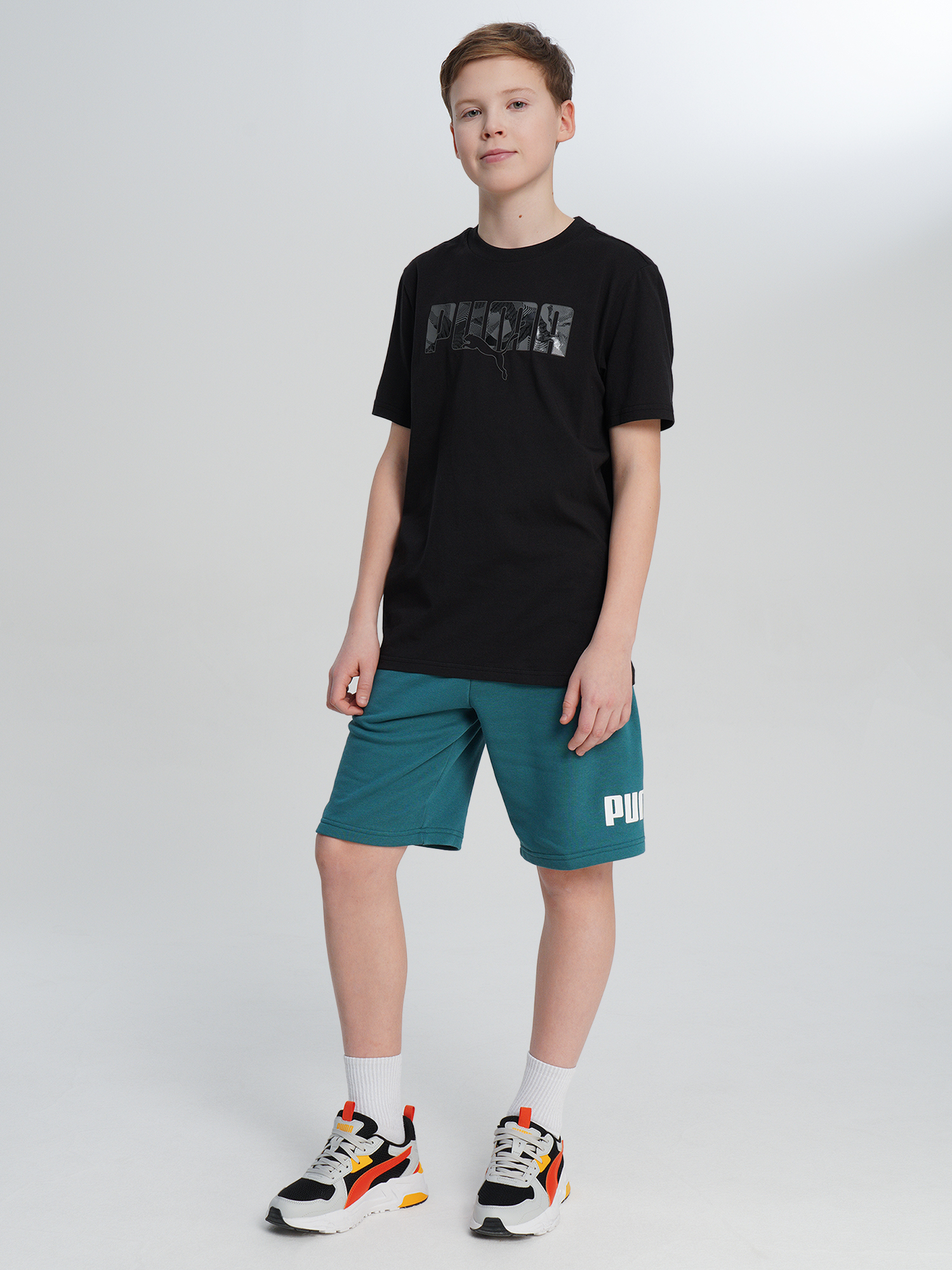 Футболка для мальчиков PUMA Ess Logo Lab Story 2, Черный 4