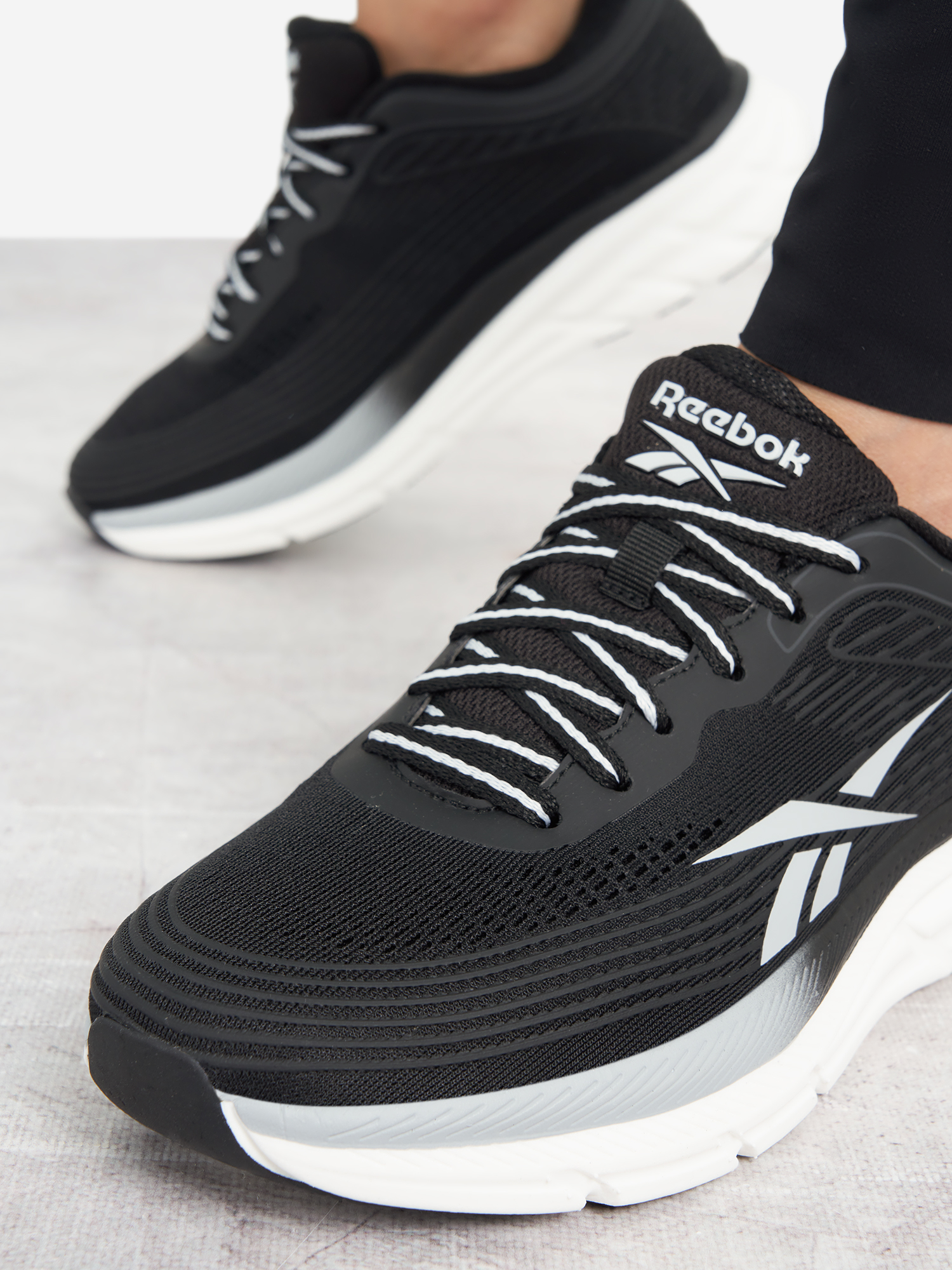 фото Кроссовки женские reebok road strider, черный