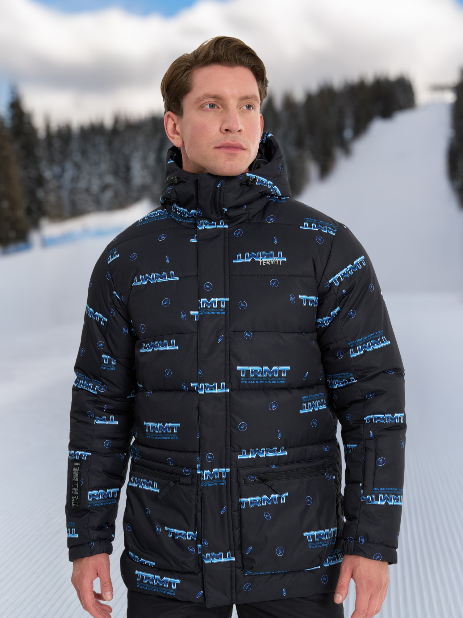 Пуховик мужской Termit, черный, арт. 19315