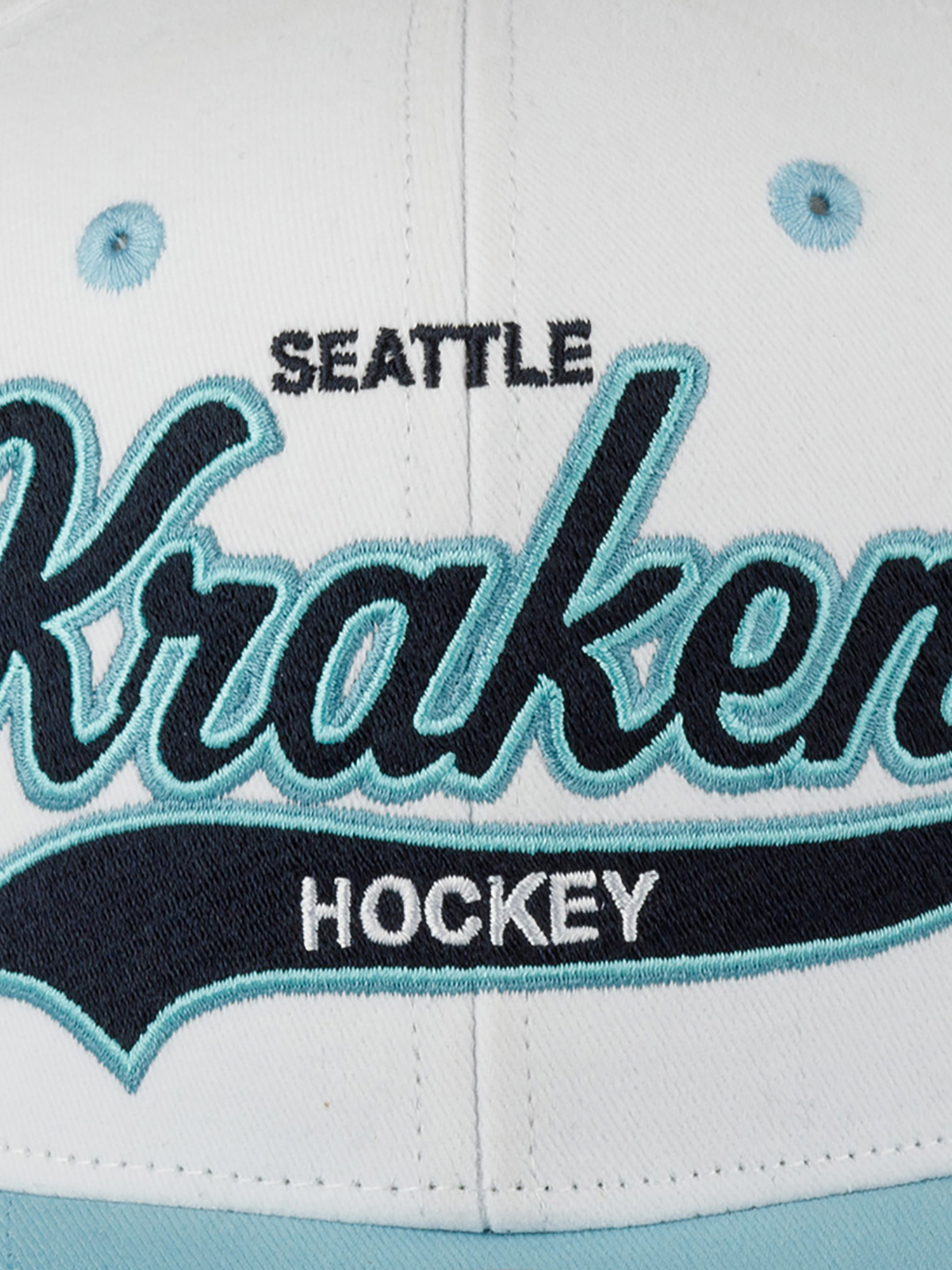 Бейсболка MITCHELL NESS HHSS7286-SKRYYPPPWHIT Seattle Kraken NHL (голубой), Голубой 59-291XDOXM4K-89, размер Без размера - фото 5