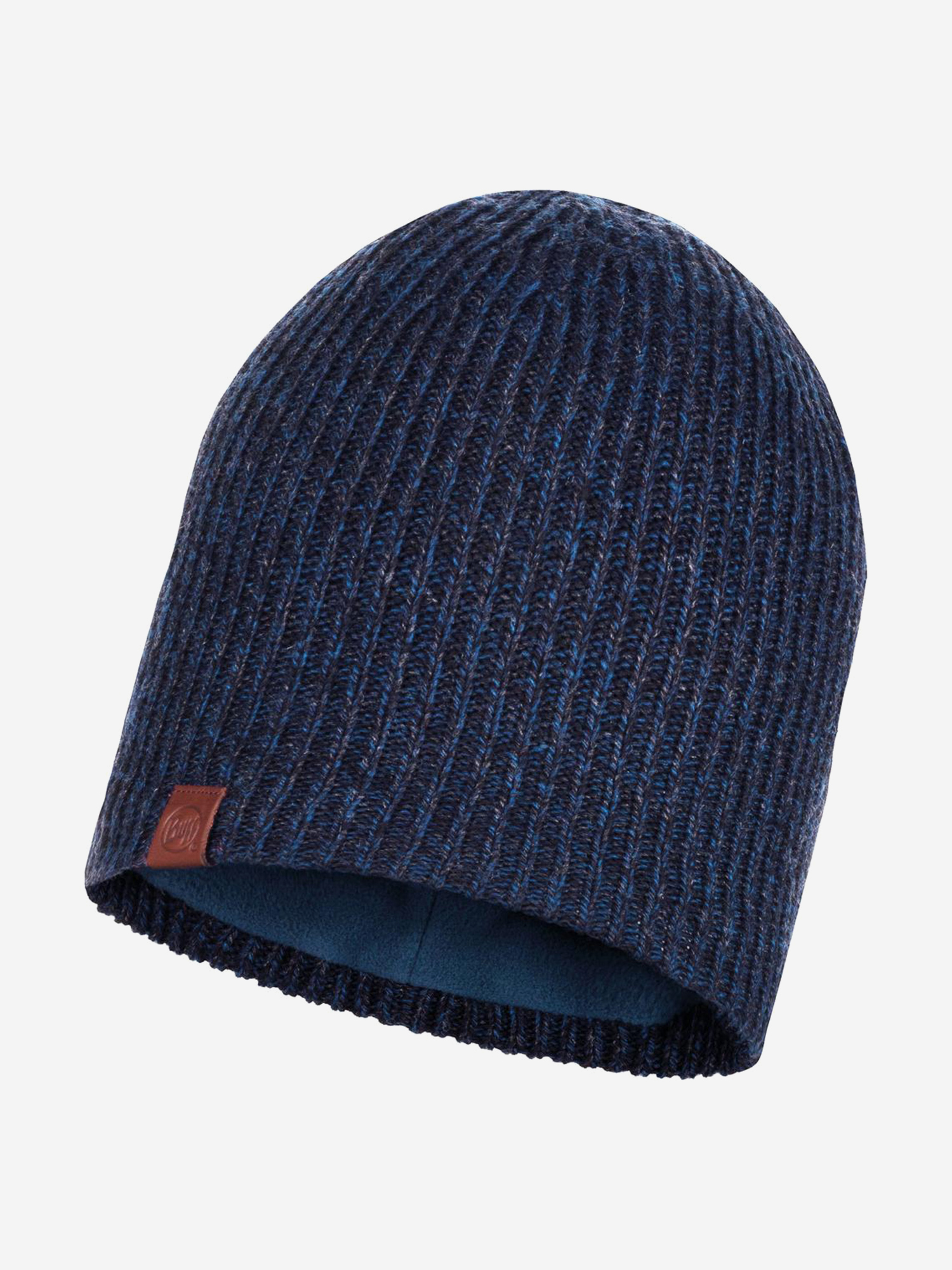

Шапка Buff Knitted & Full Fleece Lyne Night Blue, Синий