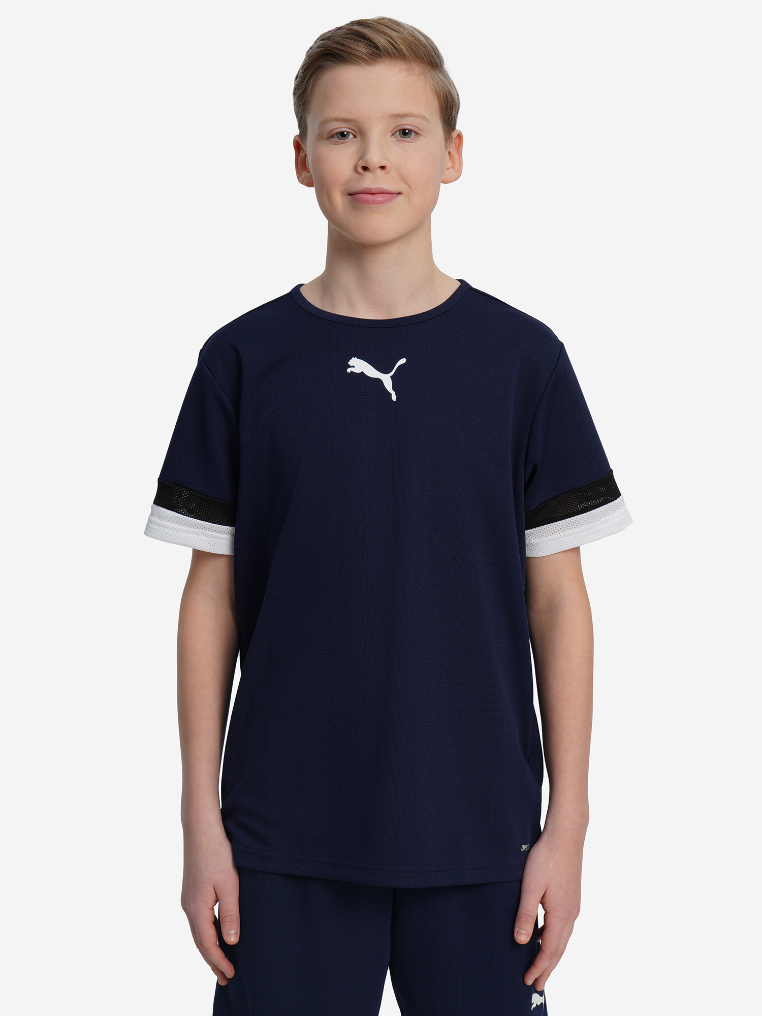 Футболка для мальчиков PUMA teamRISE Jersey, Синий 2