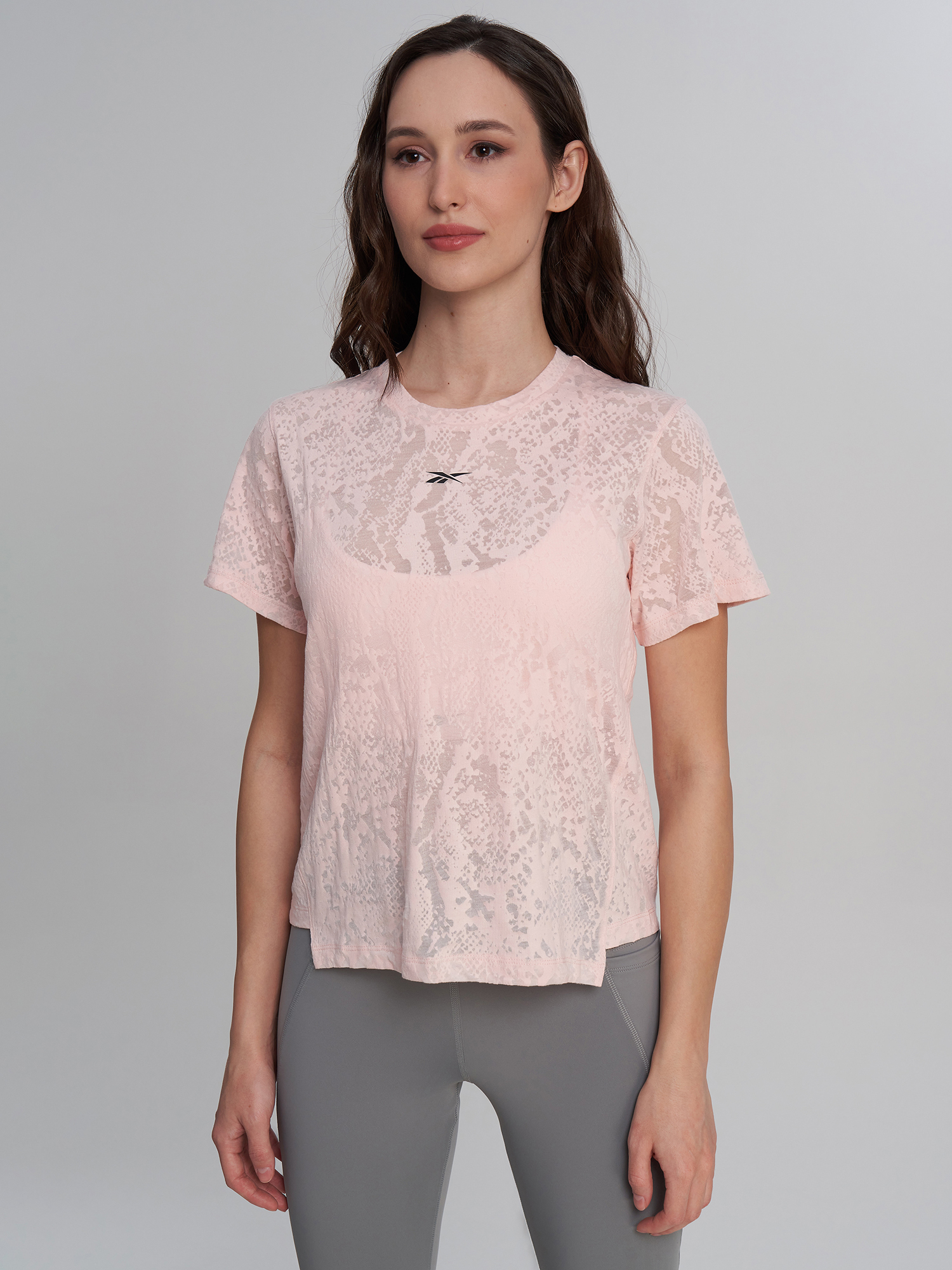 Футболка женская Reebok Lux, Розовый 2