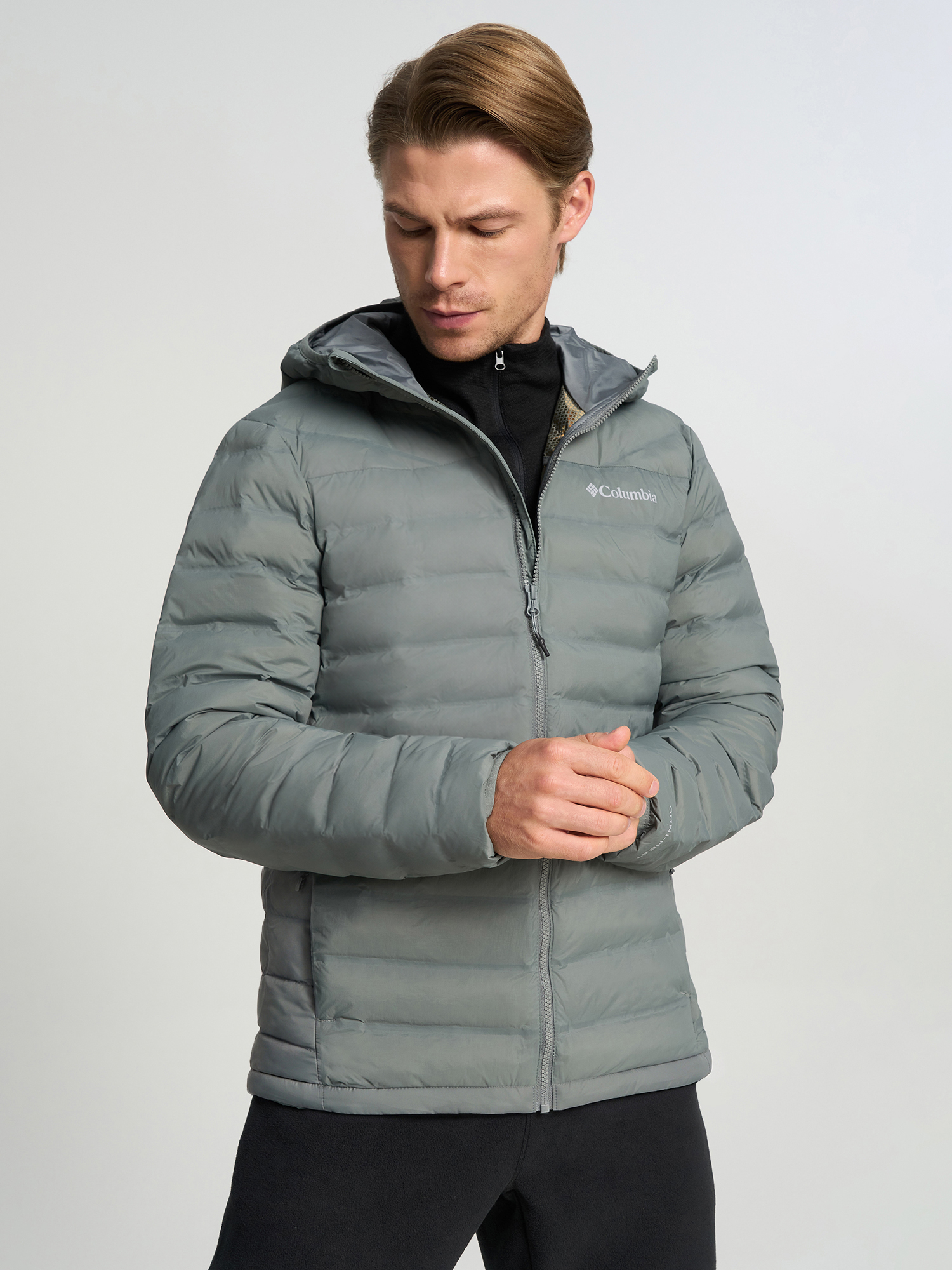 Изображение товара Пуховик мужской Columbia Terwilliger Trail Heat Seal Hdd Jacket, Серый Изображение товара Пуховик мужской Columbia Terwilliger Trail Heat Seal Hdd Jacket, Серый