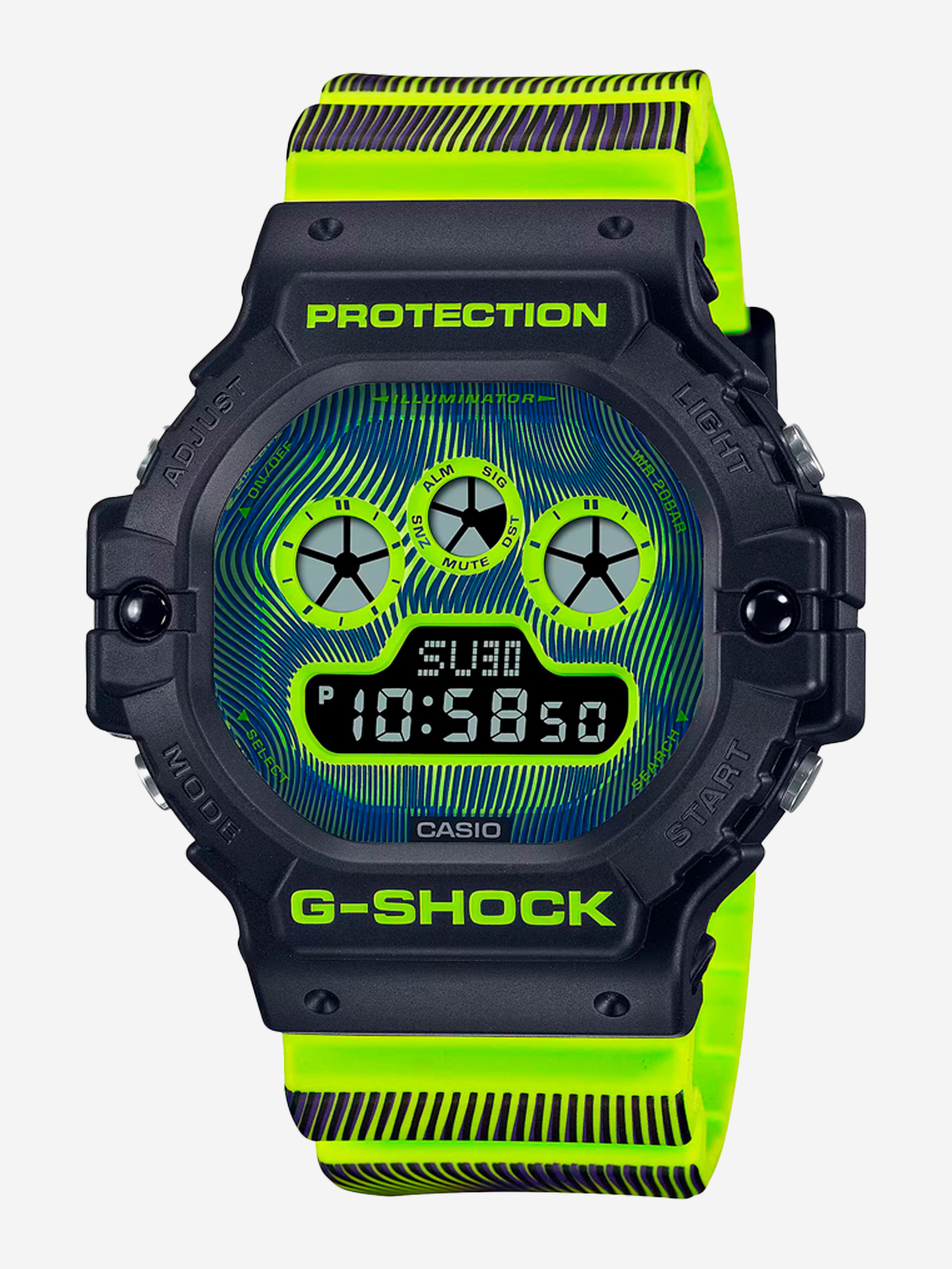 

Спортивные часы CASIO DW-5900TD-9E, Зеленый