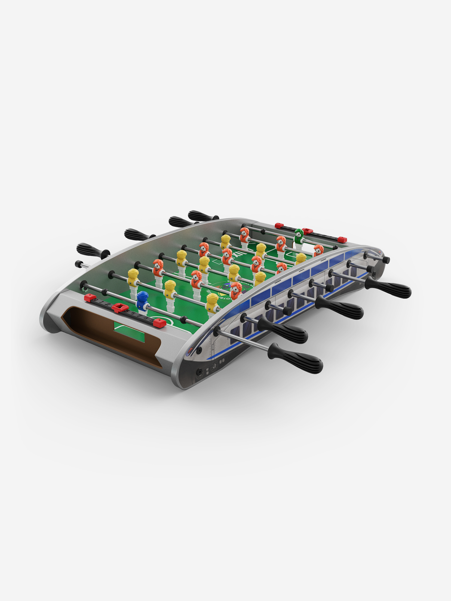 

Игровой стол UNIX Line Мини Футбол - Кикер настольный (61х28 cм), Мультицвет