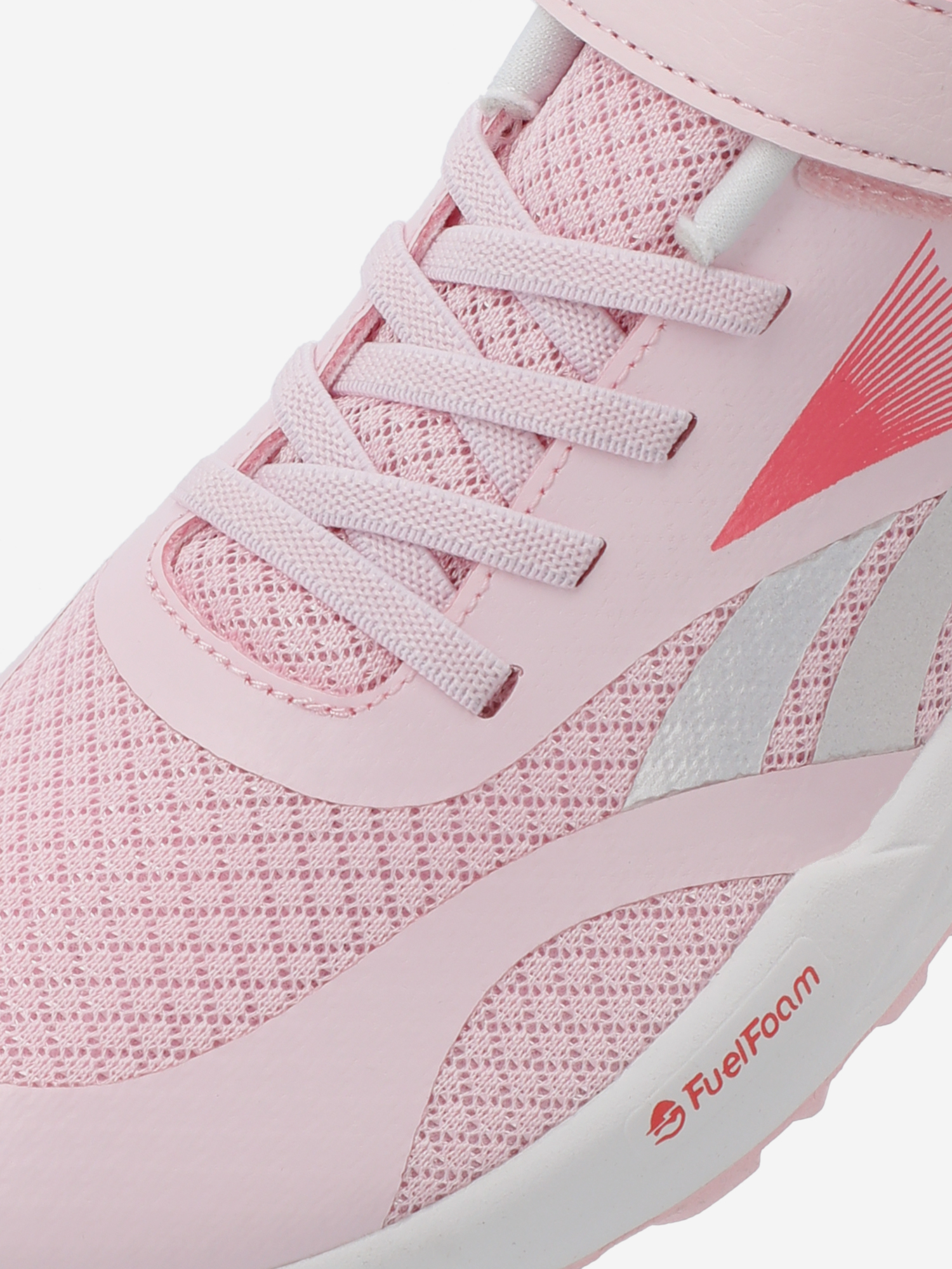 фото Кроссовки для девочек reebok energen run elastic lace & top strap, розовый