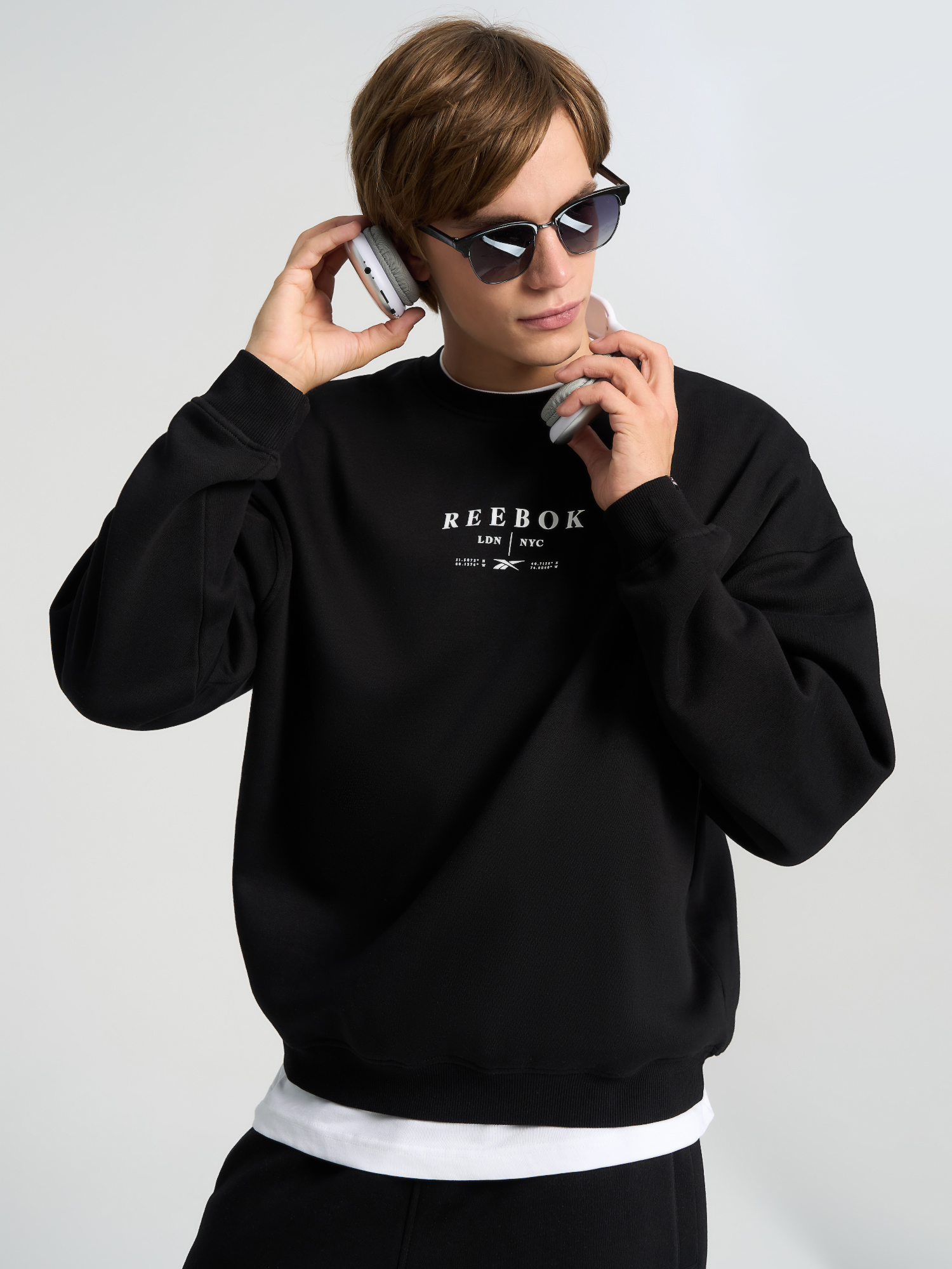 Толстовка мужская Reebok, Черный