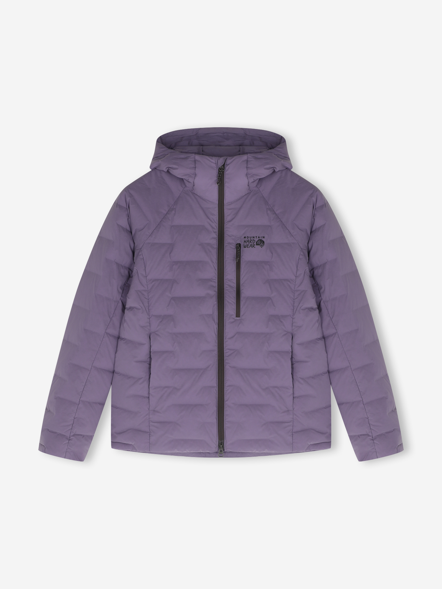 Изображение товара Ультралегкий пуховик женский Mountain Hardwear Stretchdown Hooded Jacket, Фиолетовый Изображение товара Ультралегкий пуховик женский Mountain Hardwear Stretchdown Hooded Jacket, Фиолетовый
