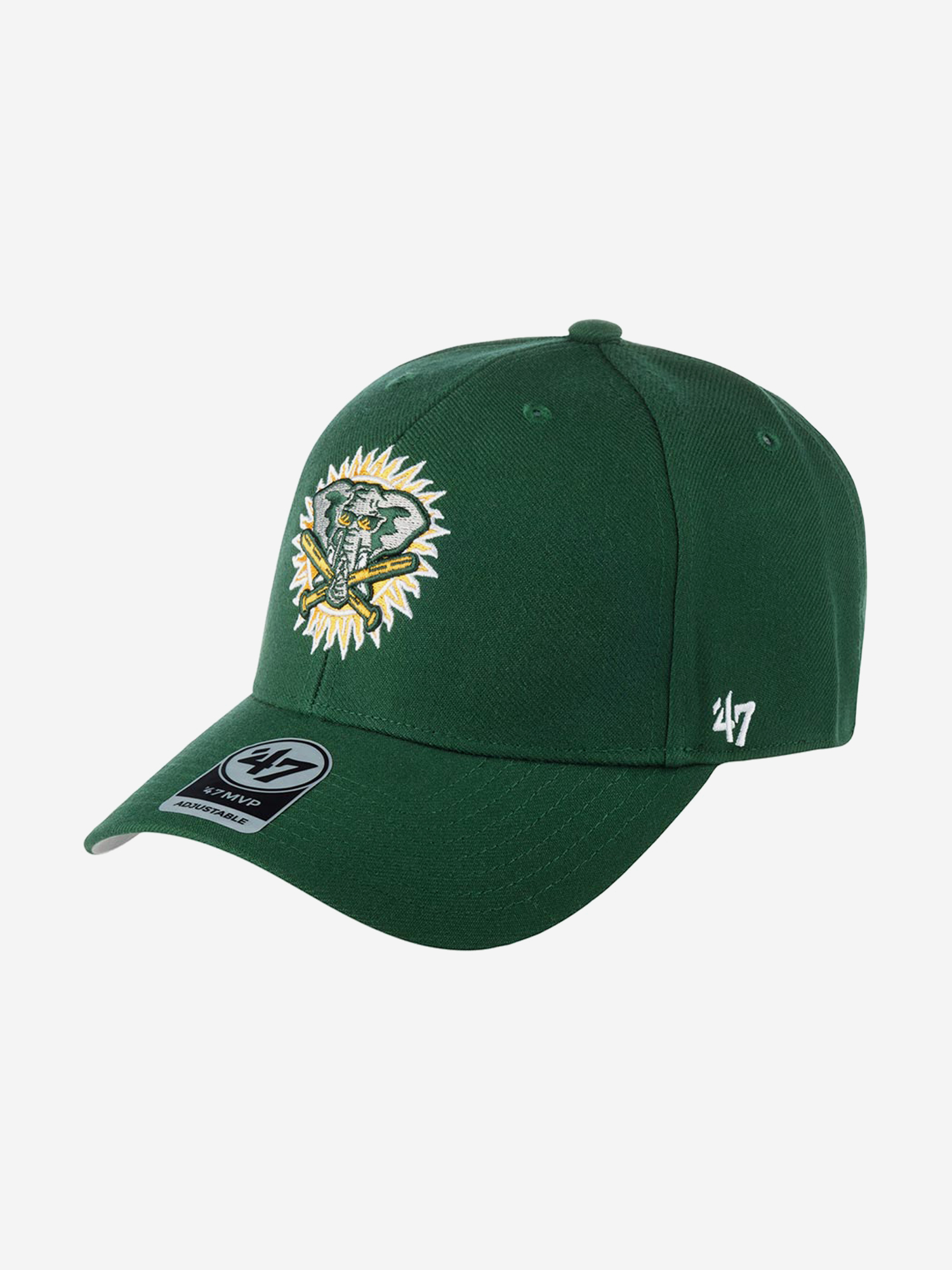 

Бейсболка 47 BRAND BCPTN-MVP18WBV Oakland Athletics MLB (зеленый), Зеленый