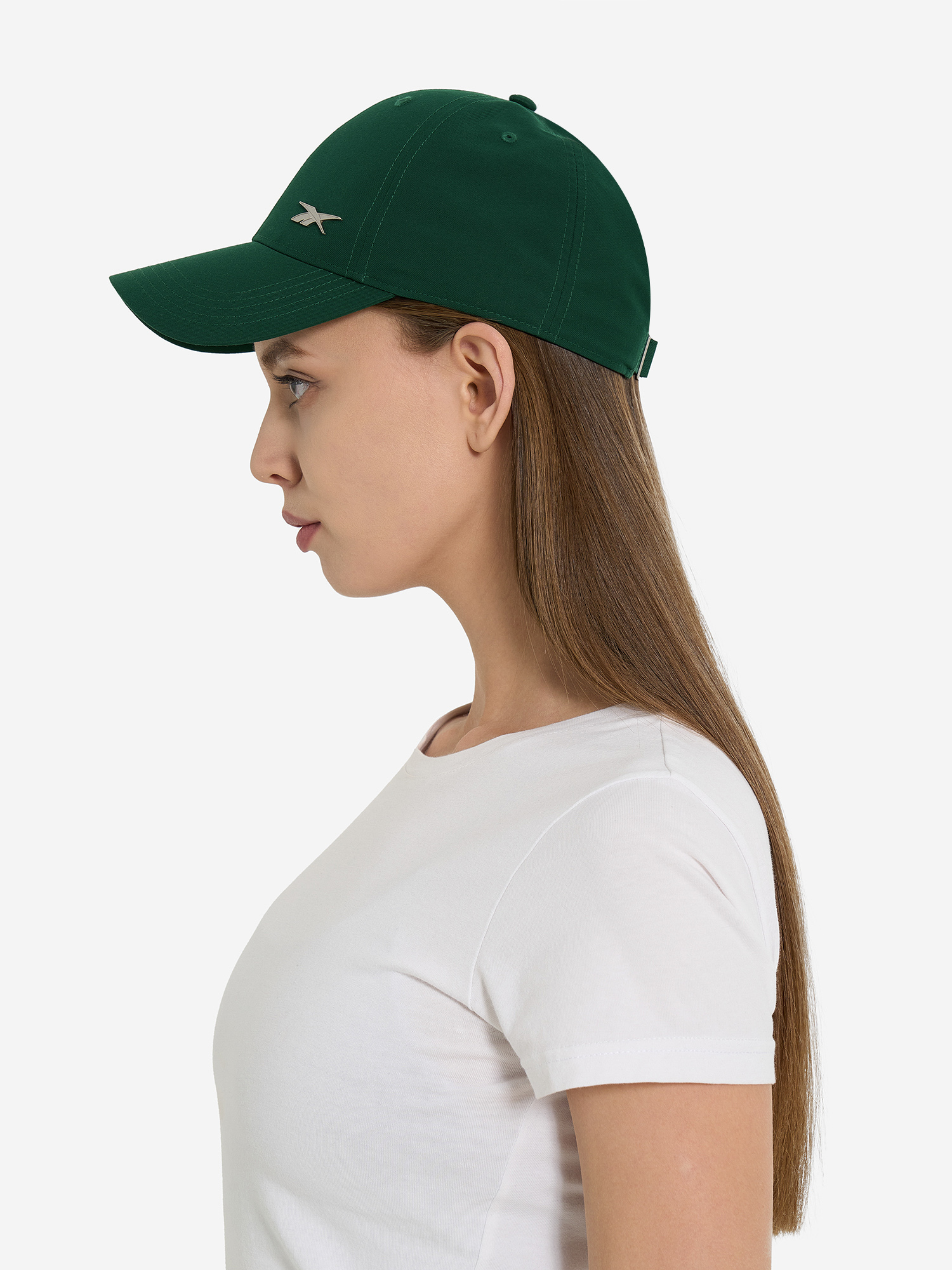 фото Бейсболка reebok badge, зеленый