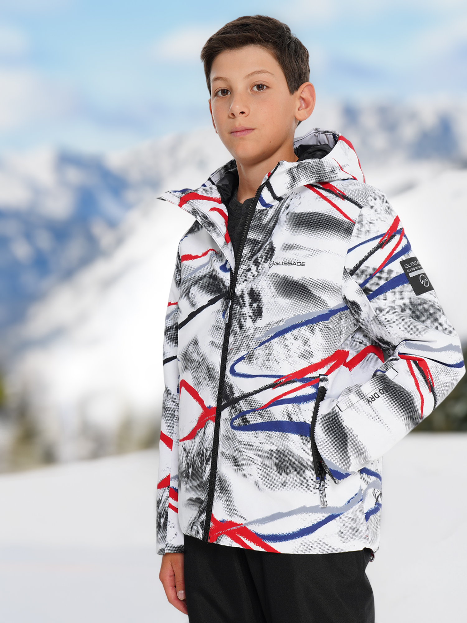 Куртка утепленная для мальчиков Glissade Серый 5999₽