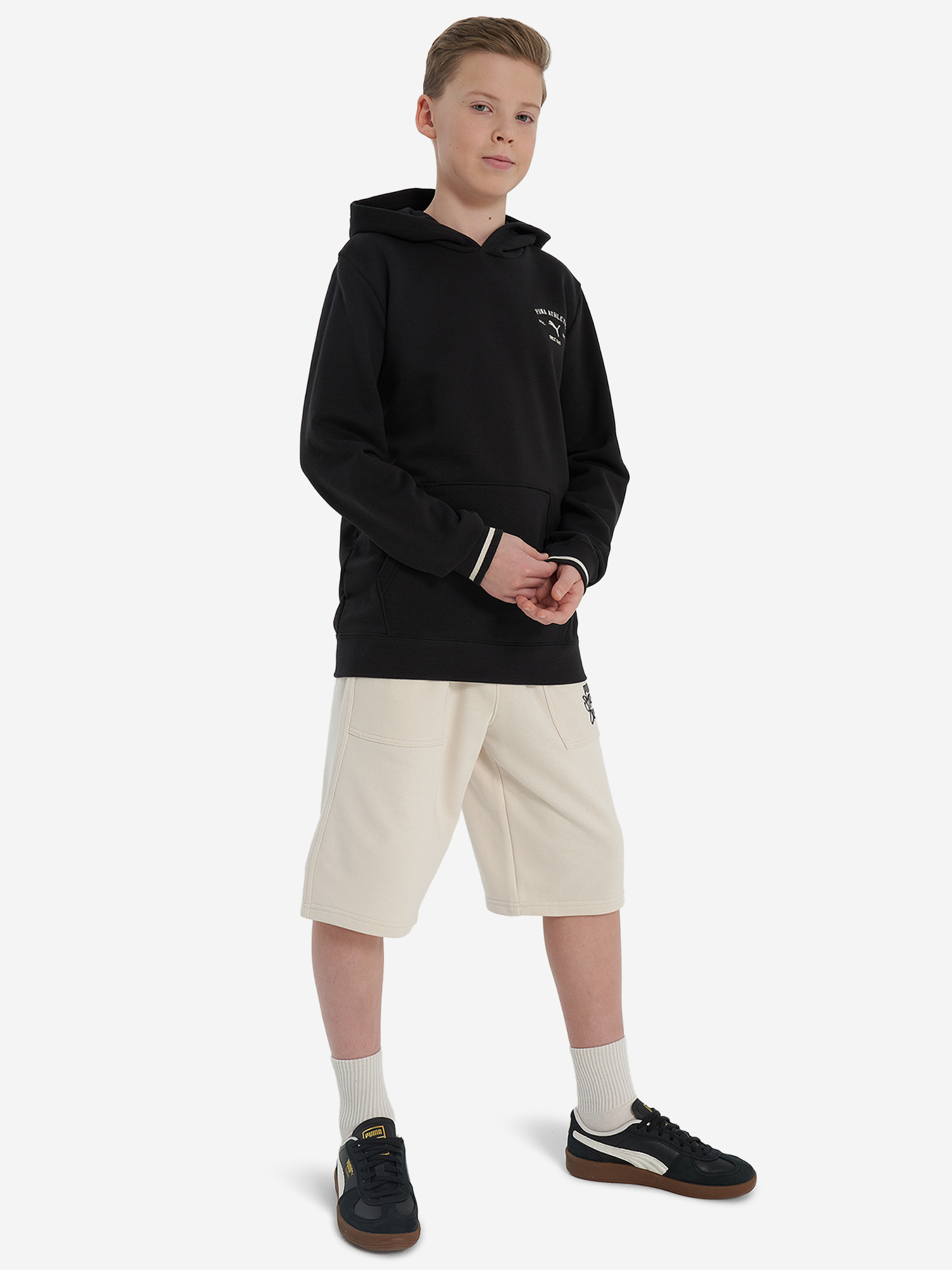 Худи для мальчиков PUMA Class, Черный 4