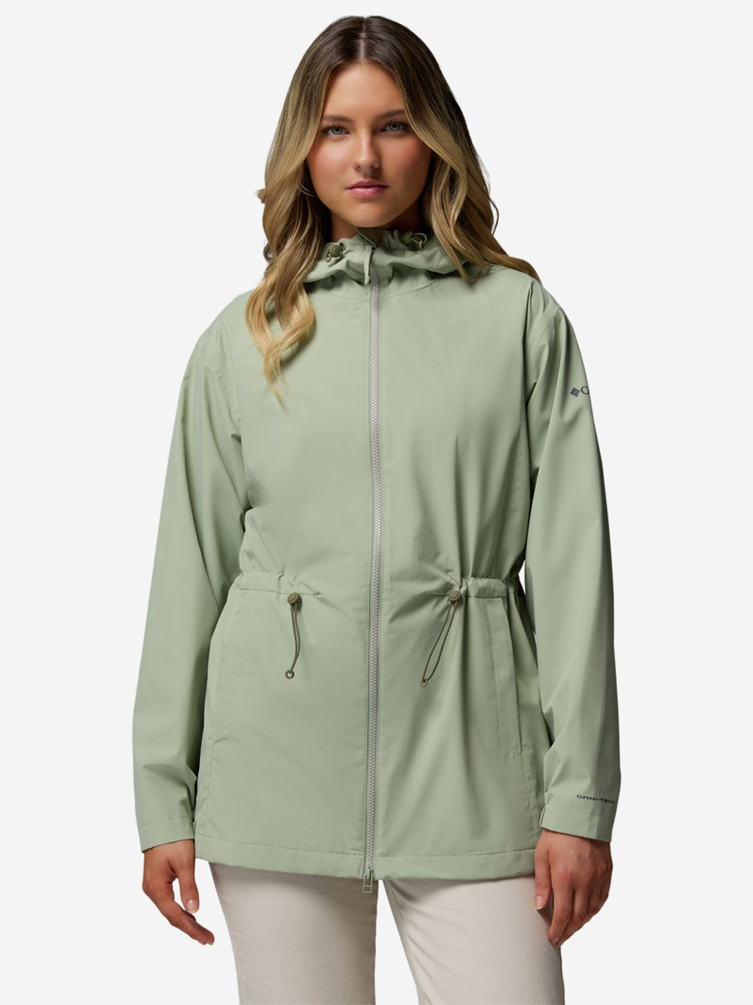 Изображение товара Женская ветровка Columbia Blossom Park Rain Jacket с мембраной и капюшоном Изображение товара Женская ветровка Columbia Blossom Park Rain Jacket с мембраной и капюшоном
