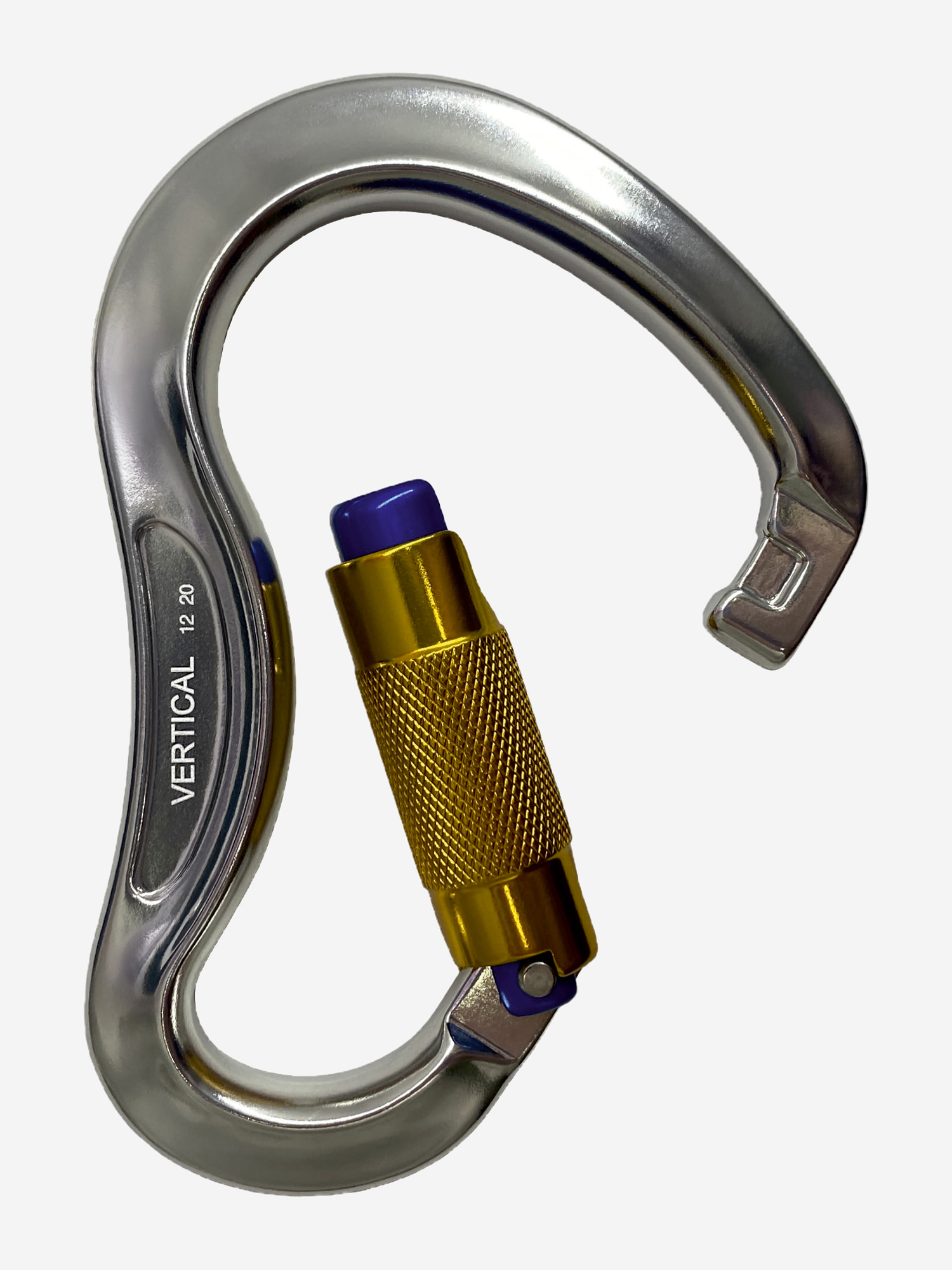 

Карабин HMS автомат с двойной блокировой (Keylock) Vertical, Серый