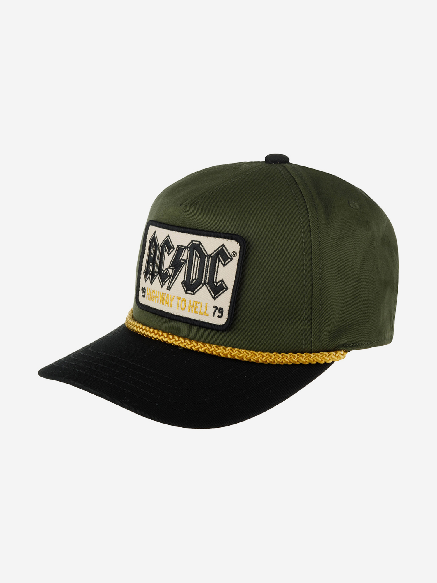 

Бейсболка AMERICAN NEEDLE 23008A-ACDC Acdc Roscoe (оливковый), Мультицвет