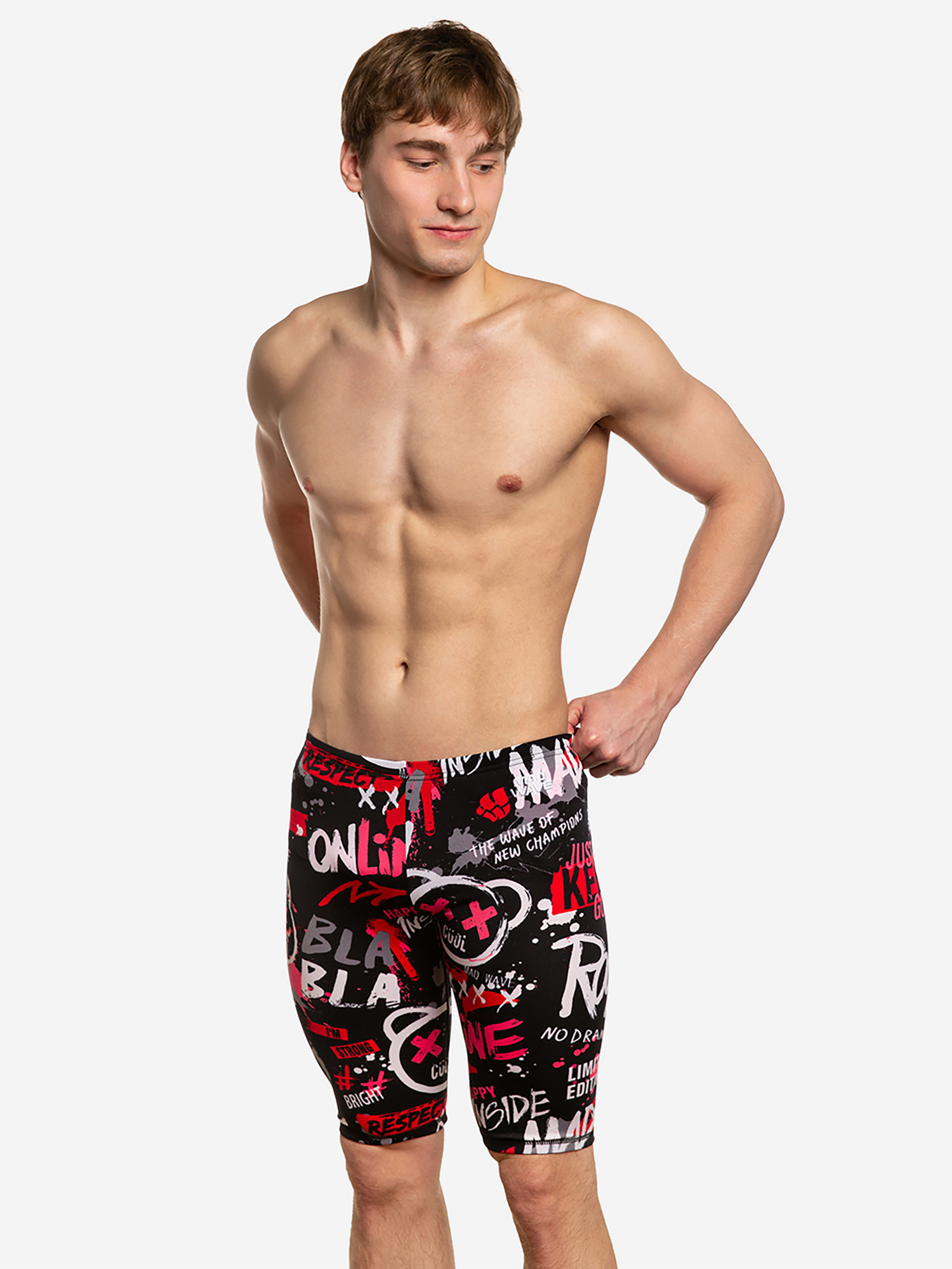 Изображение товара Мужские плавки-шорты Mad Wave Drive PBT H1 антихлор регулируемый пояс