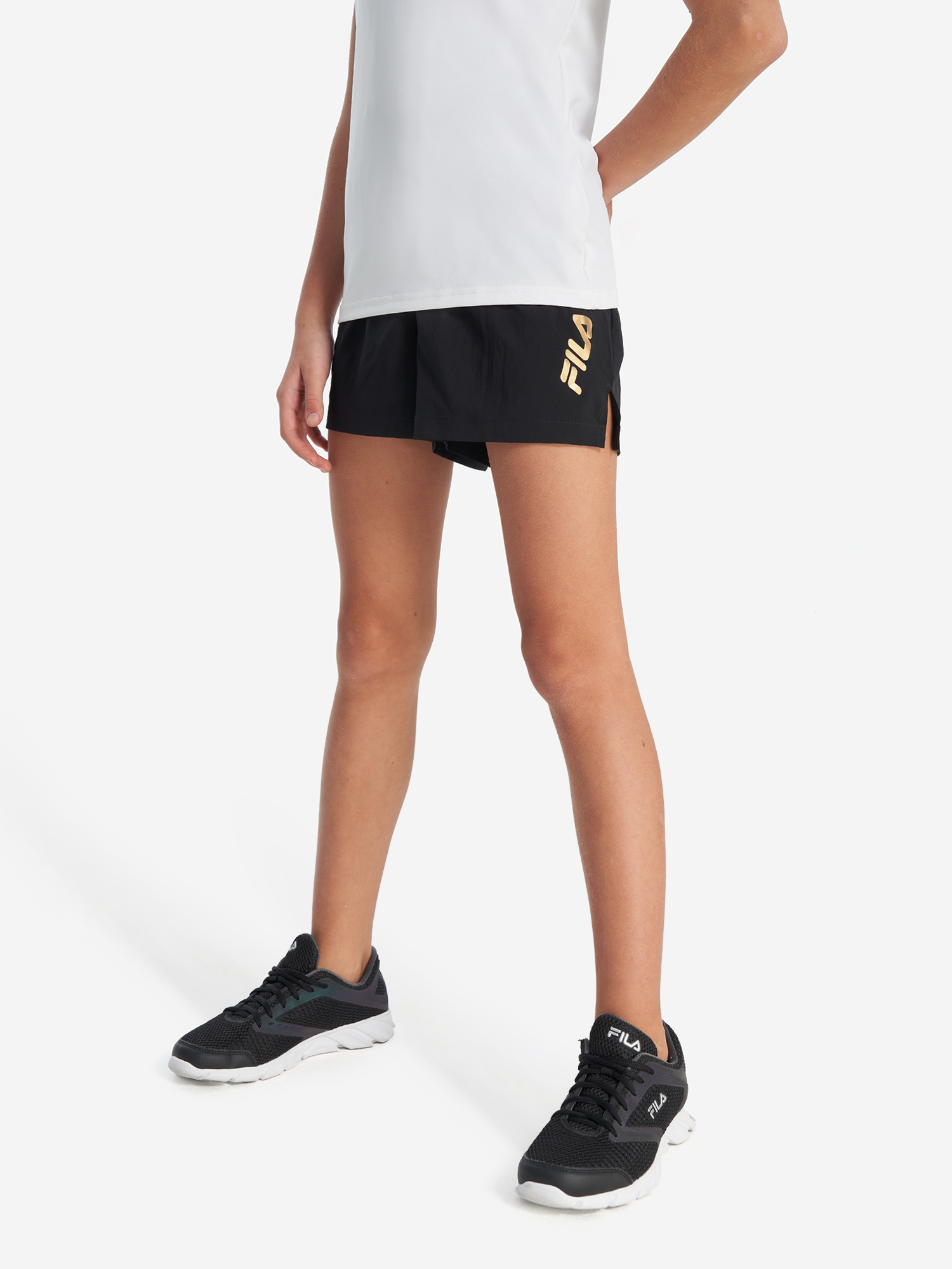 Шорты FILA для девочек, черный, арт. 33608