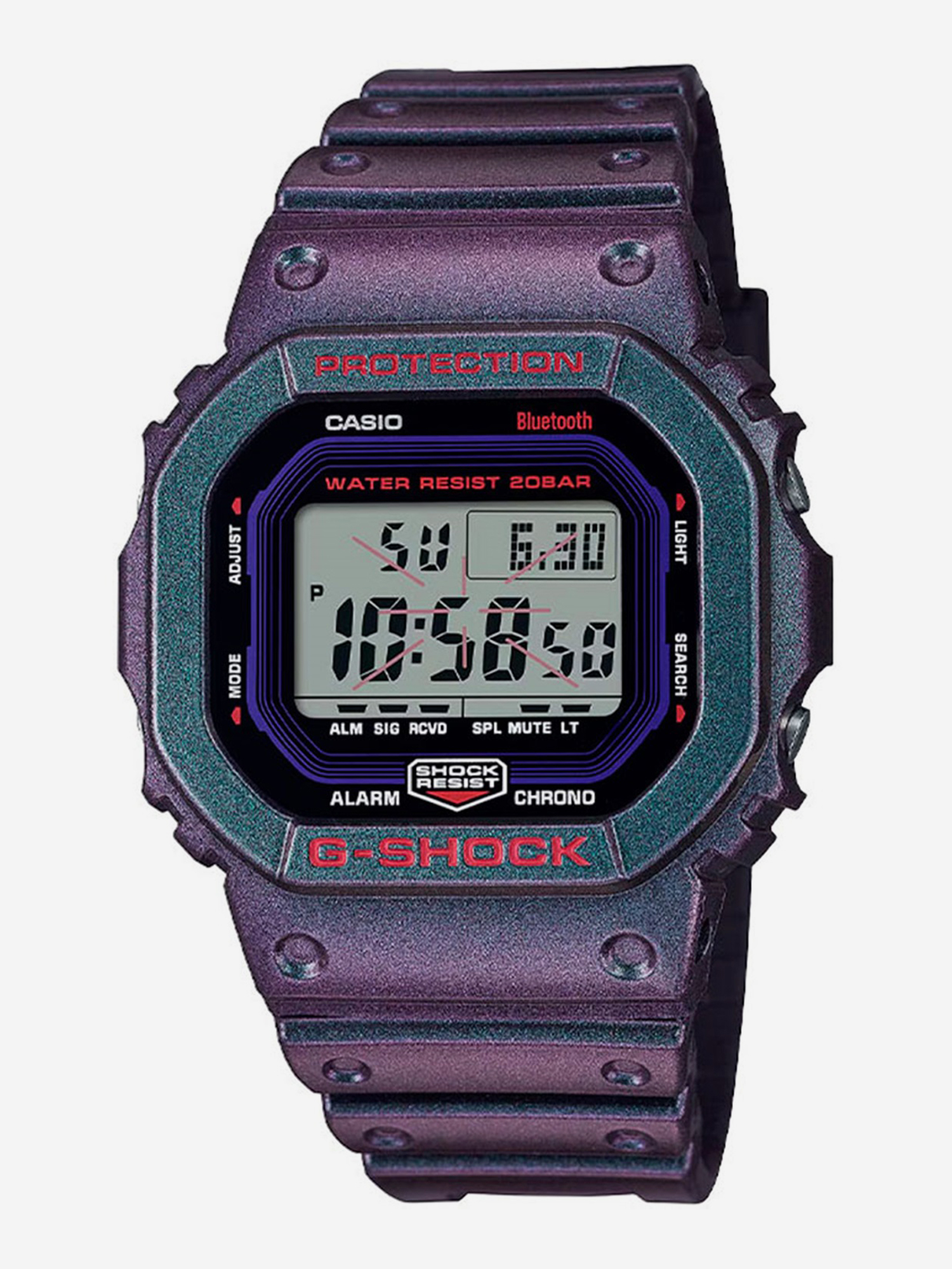 

Спортивные часы Casio DW-B5600AH-6E, Фиолетовый