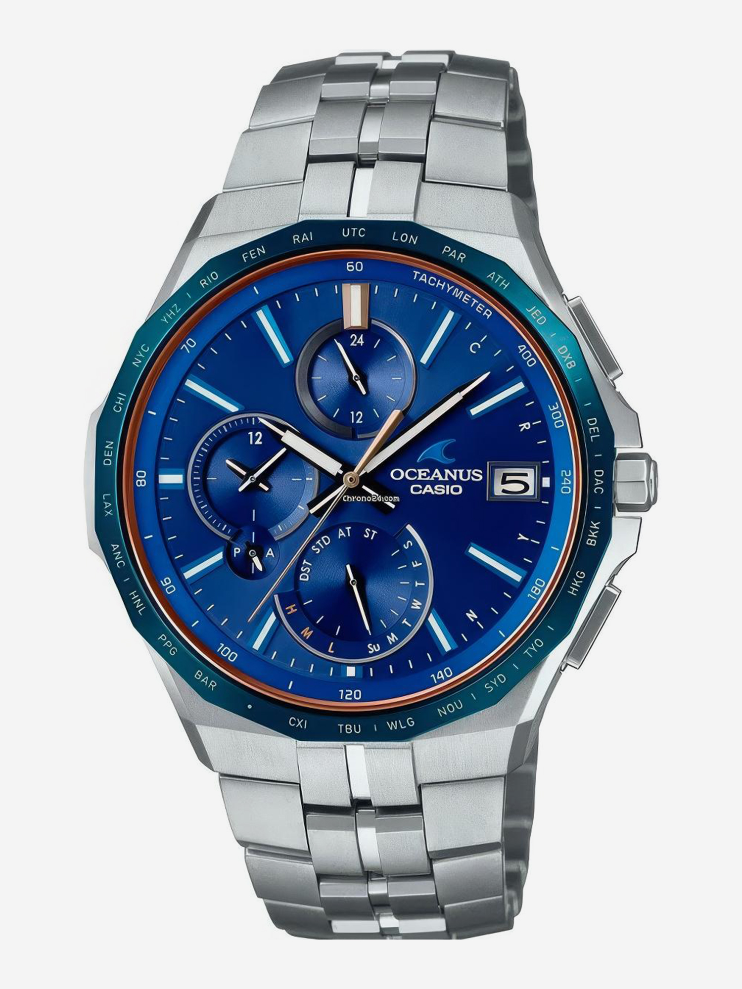 

Наручные часы Casio Oceanus OCW-S5000F-2A, Синий