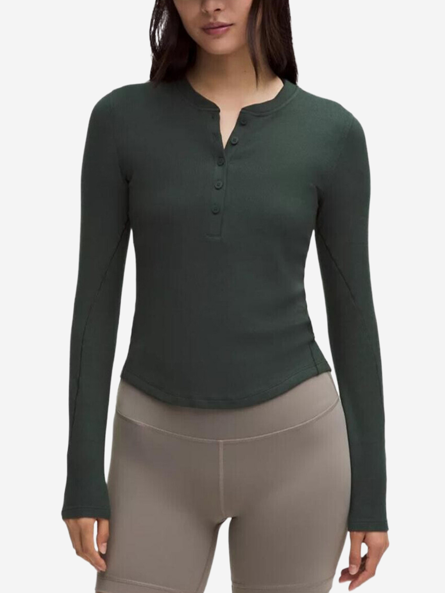 Изображение товара Футболка для спорта Lululemon черная женская Изображение товара Футболка для спорта Lululemon черная женская