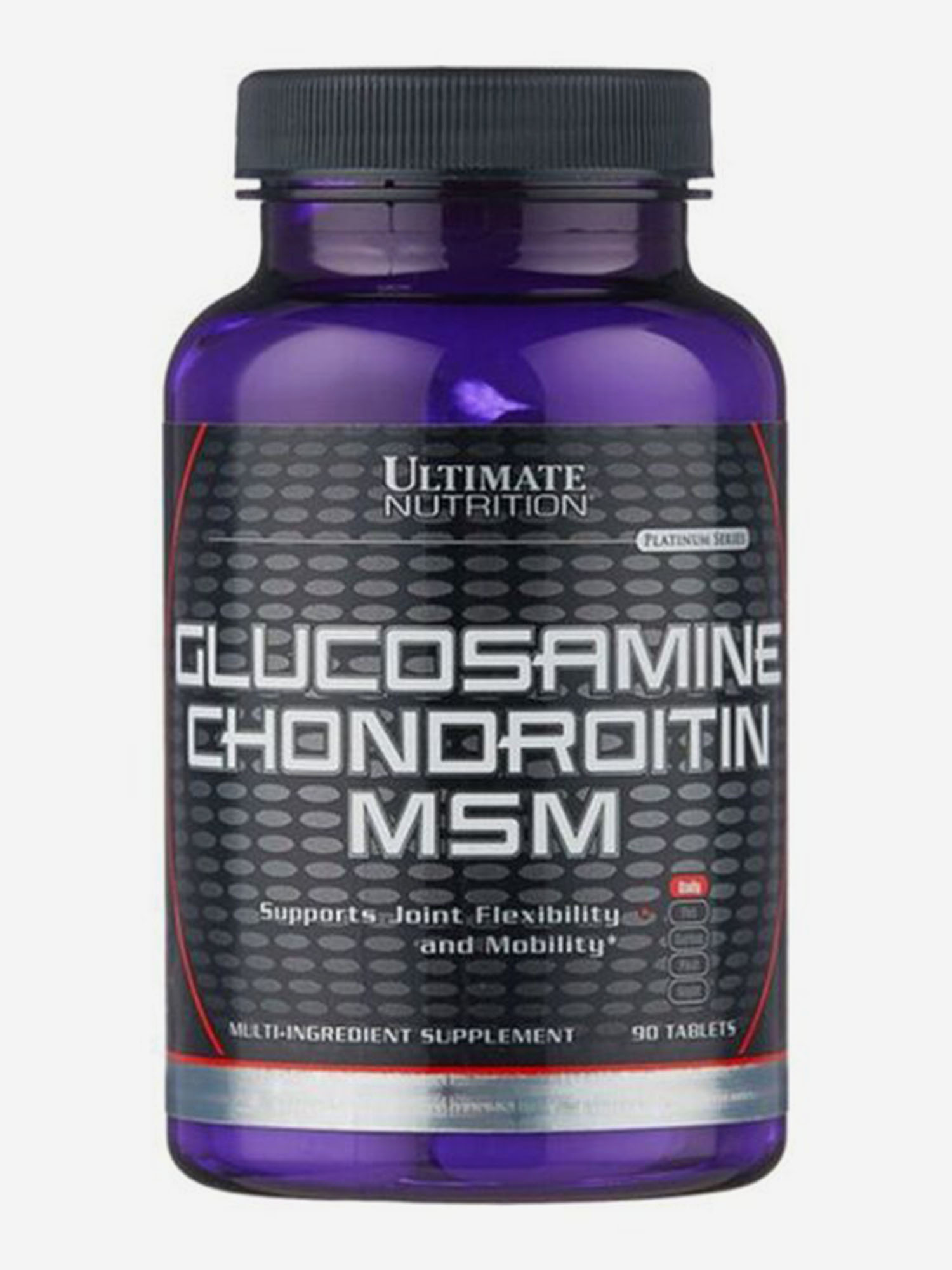 Изображение товара Глюкозамин, хондроитин, МСМ для сустав Ultimate Nutrition , 90 таблеток Изображение товара Глюкозамин, хондроитин, МСМ для сустав Ultimate Nutrition , 90 таблеток