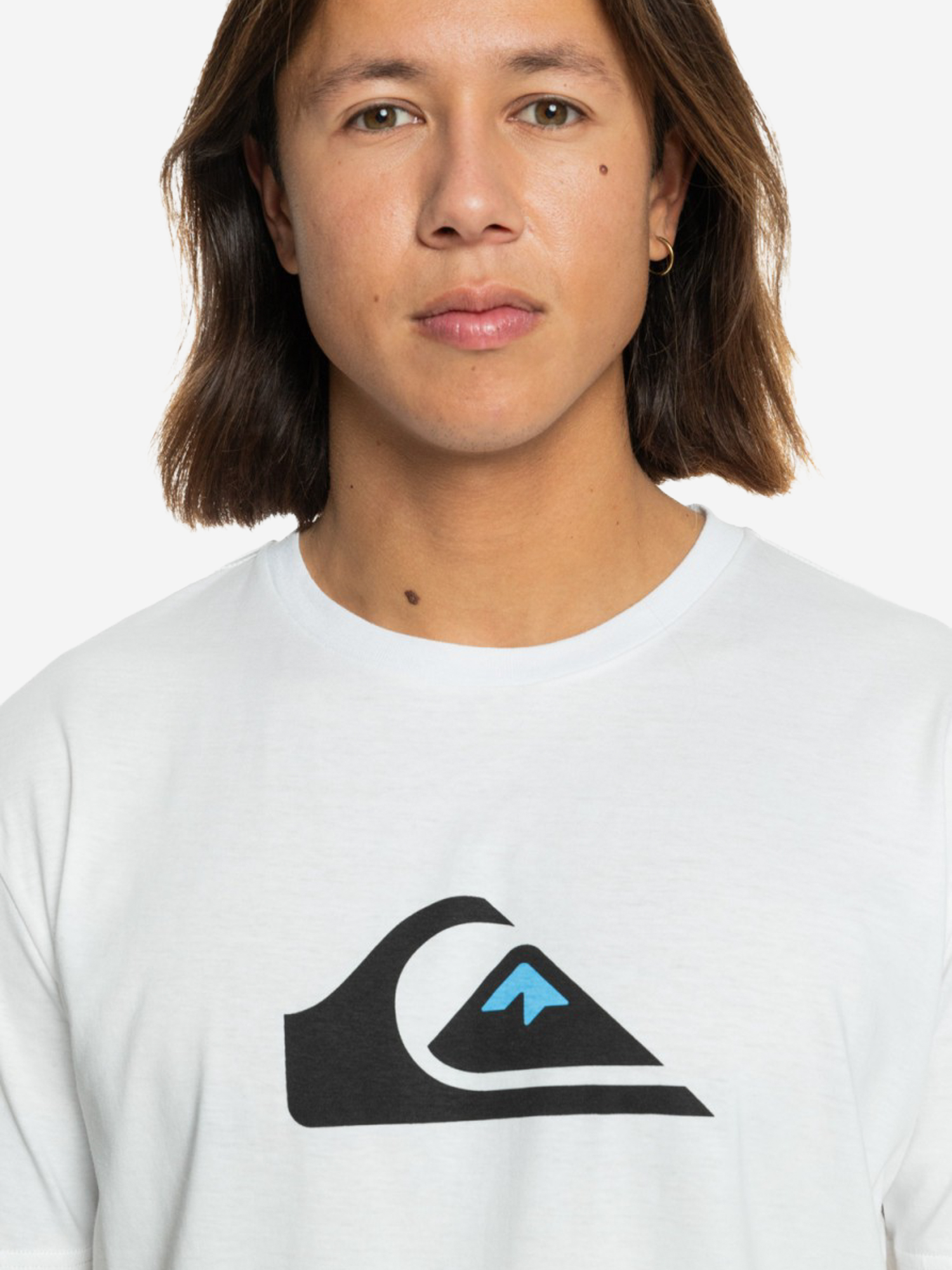 Футболка мужская QUIKSILVER Comp Logo, Белый EQYZT07658NKMGQ02-WBB0, размер 48 - фото 3