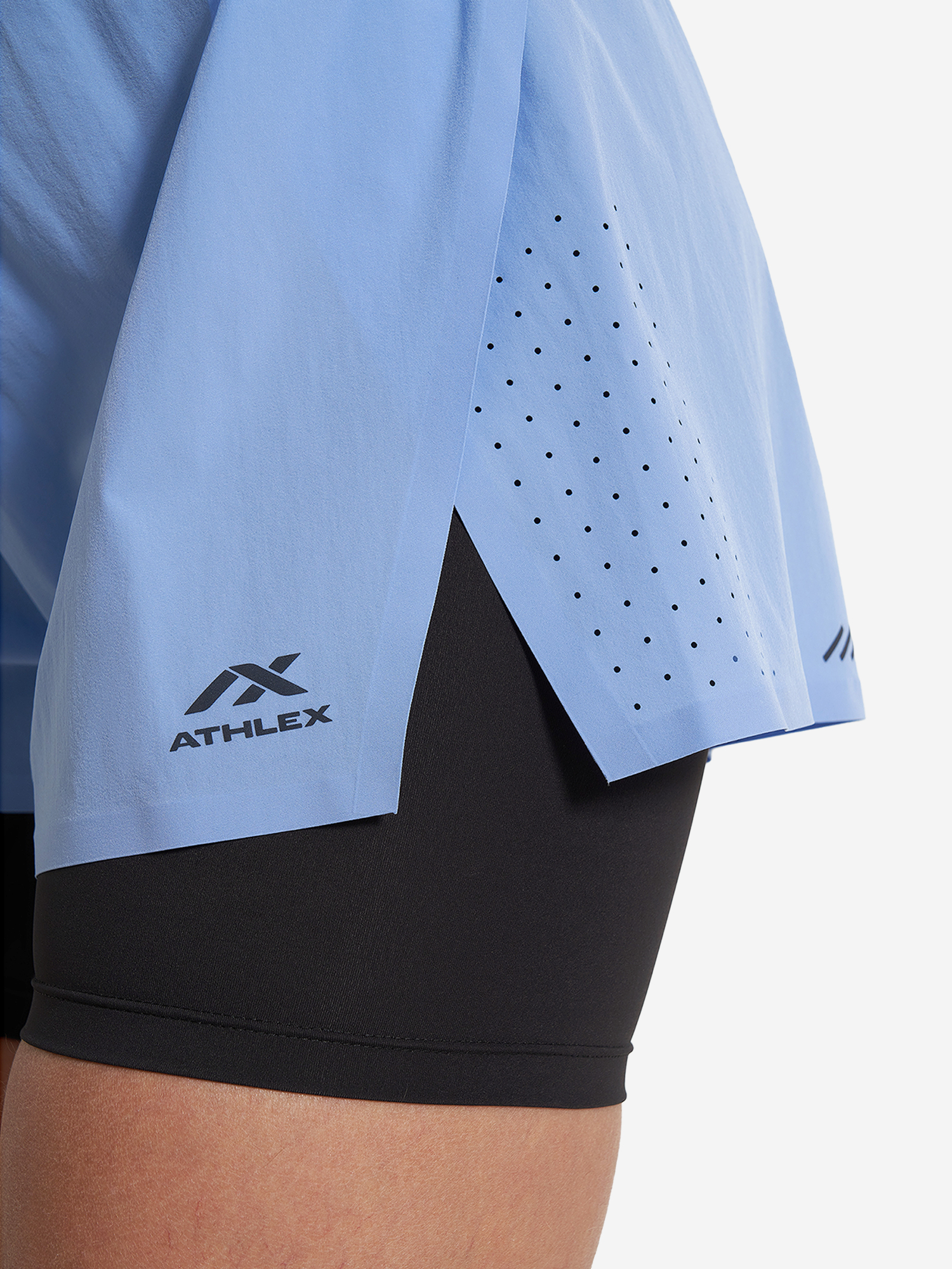фото Шорты женские athlex pulse+, голубой