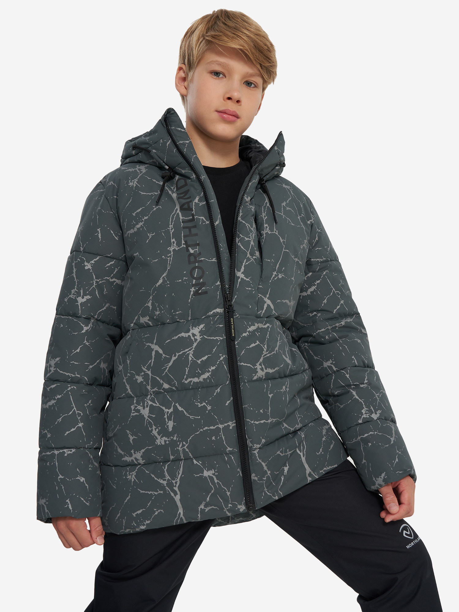 Пуховик для мальчиков Northland Серый 8499₽