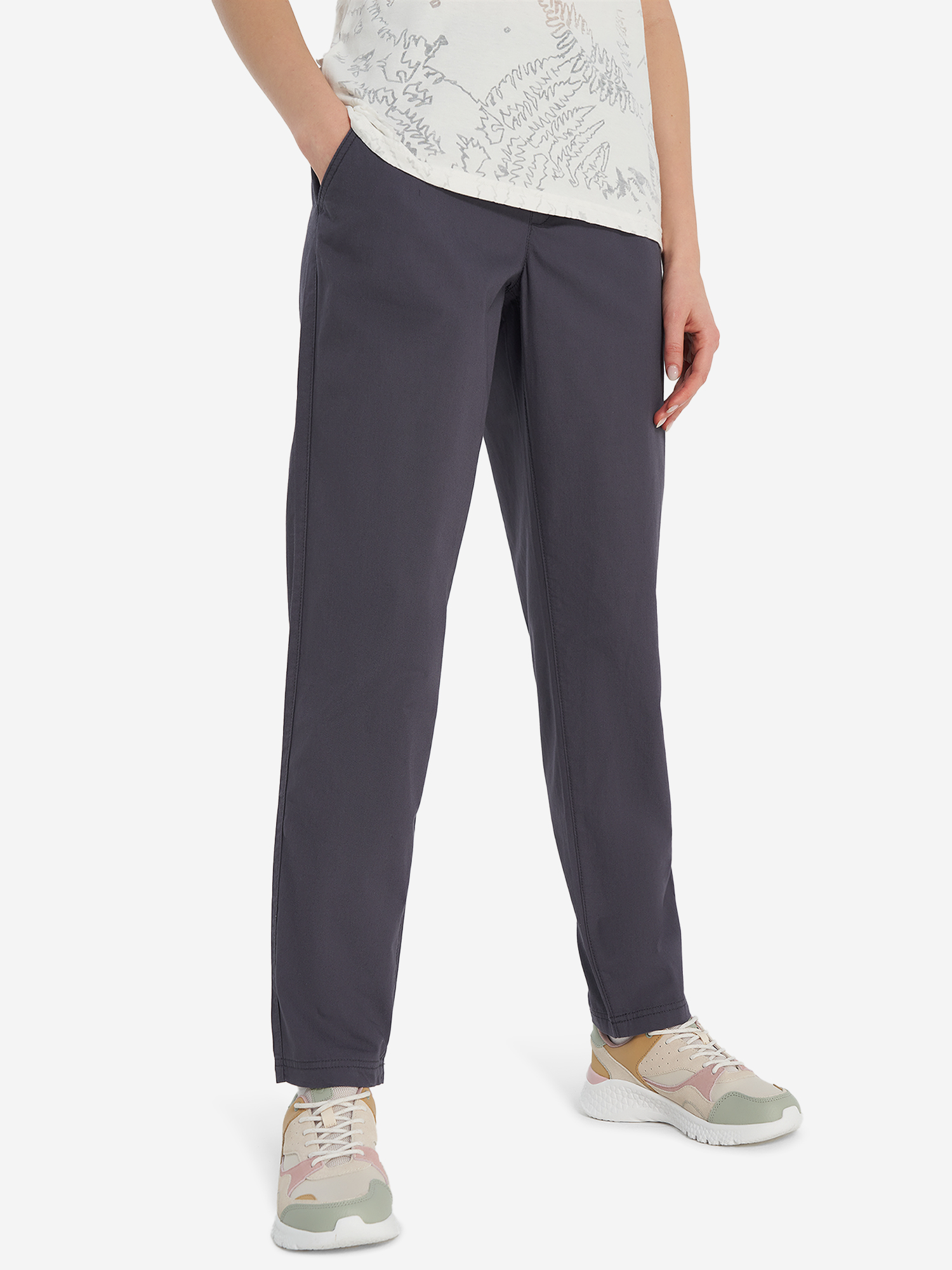 Изображение товара Женские брюки Outventure джоггеры для путешествий и активного отдыха темно-серые