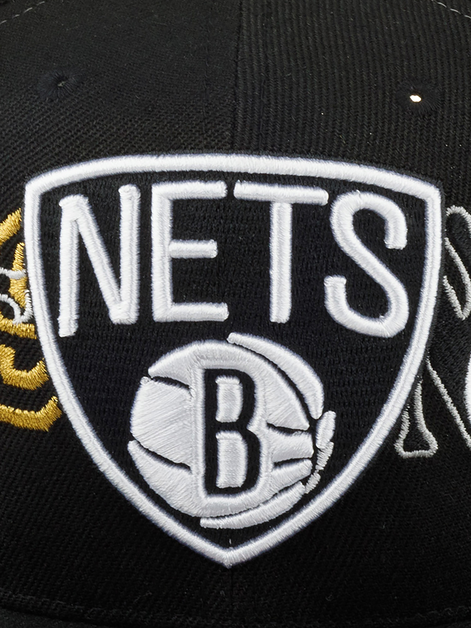 Бейсболка с прямым козырьком MITCHELL NESS HHSS3180-BNEYYPPPBLCK Brooklyn Nets NBA (черный), Черный 59-123XDOXM4K-09, размер Без размера - фото 5