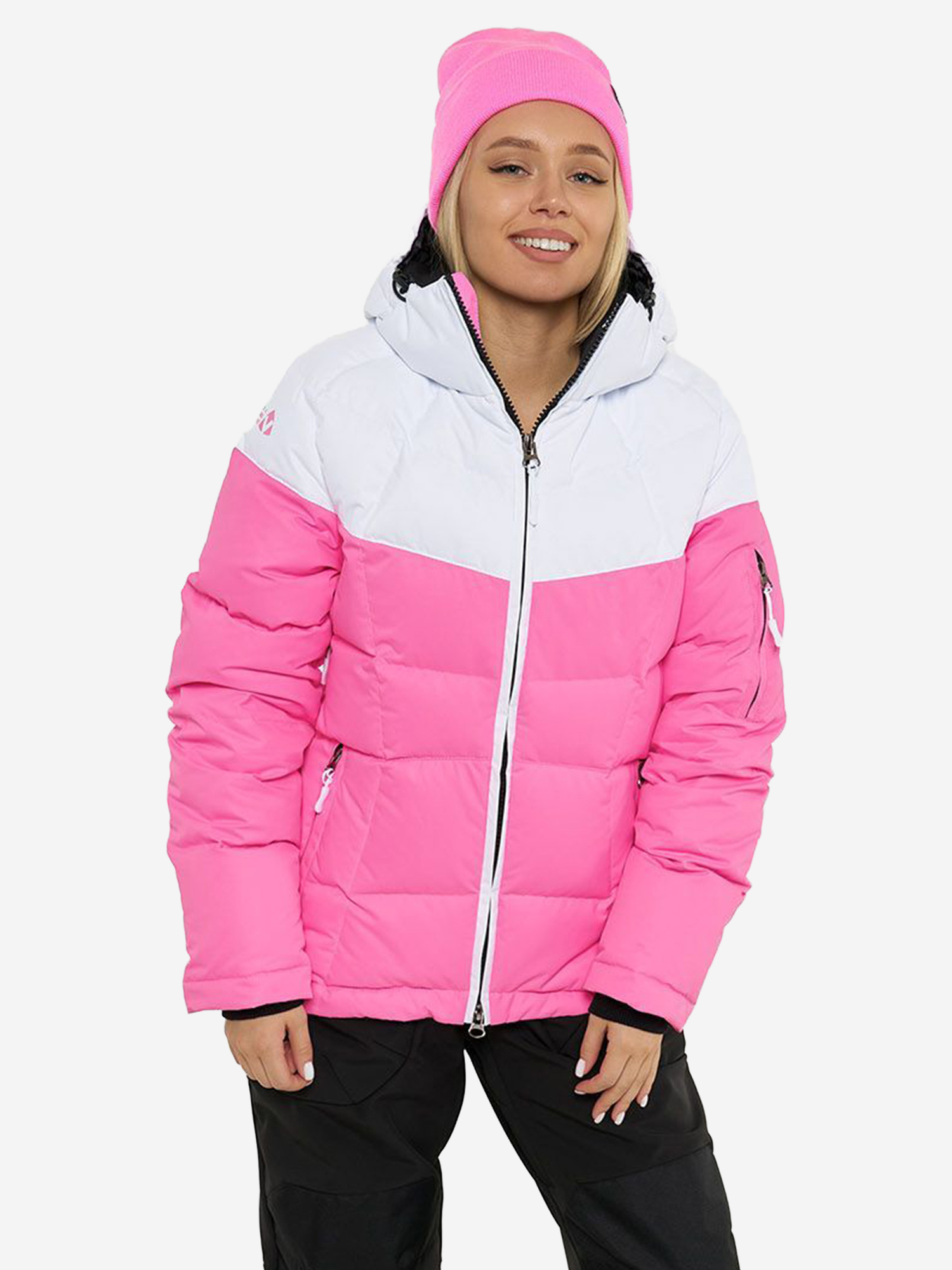 

Куртка пуховая Inflight W "Вирус Batzzilla", Розовый