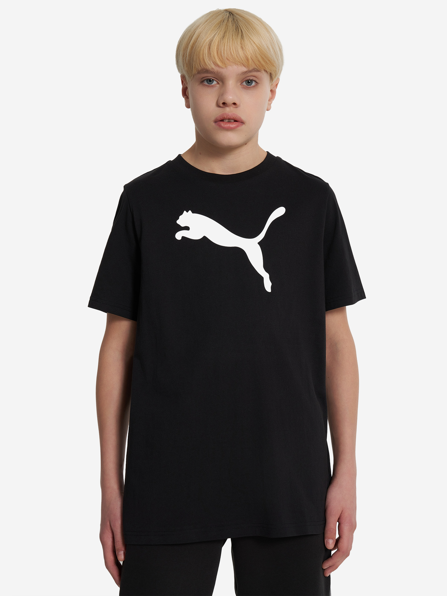 Футболка для мальчиков PUMA Cat Logo, Черный 2