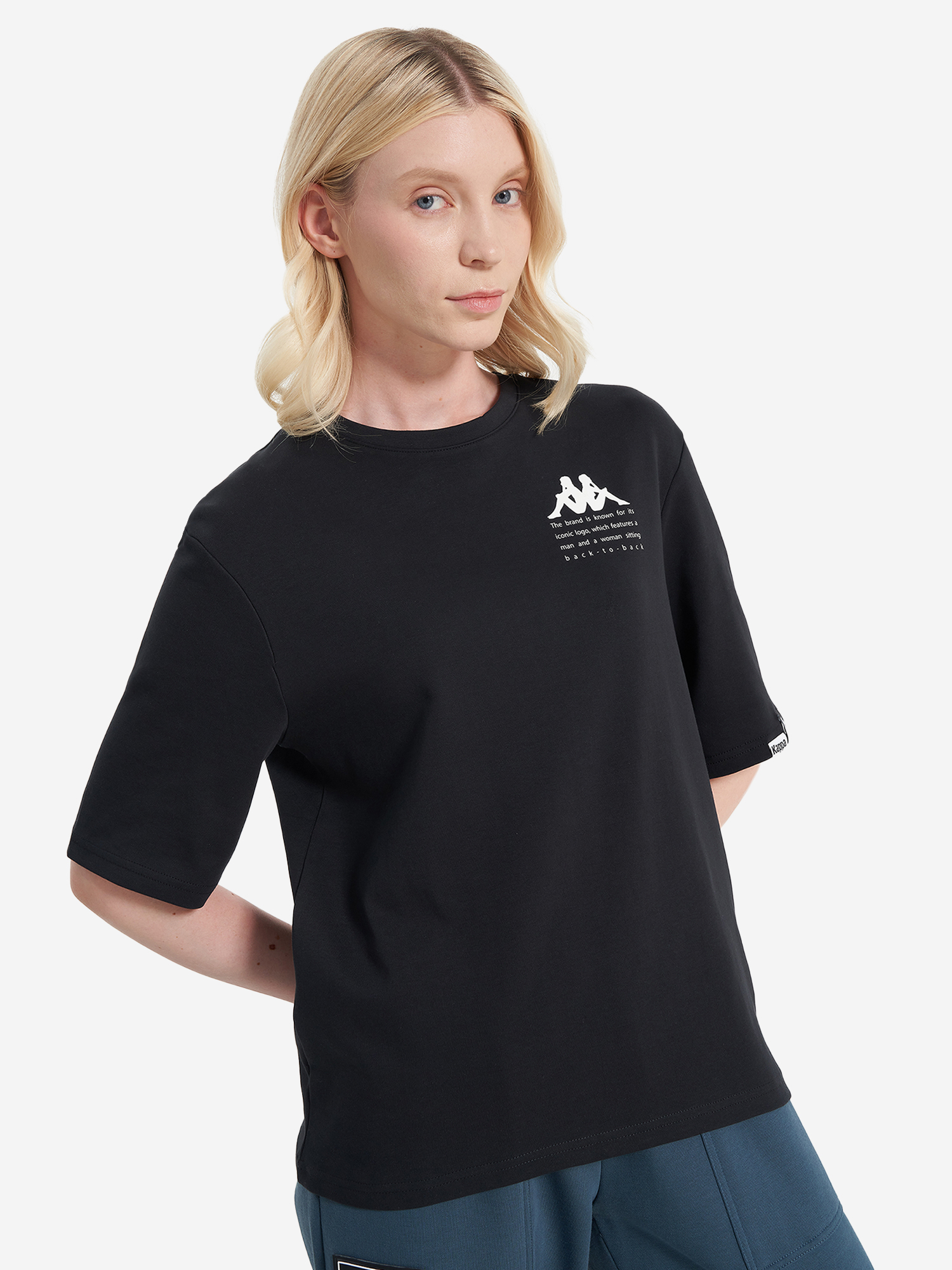 

Футболка женская Kappa, Черный