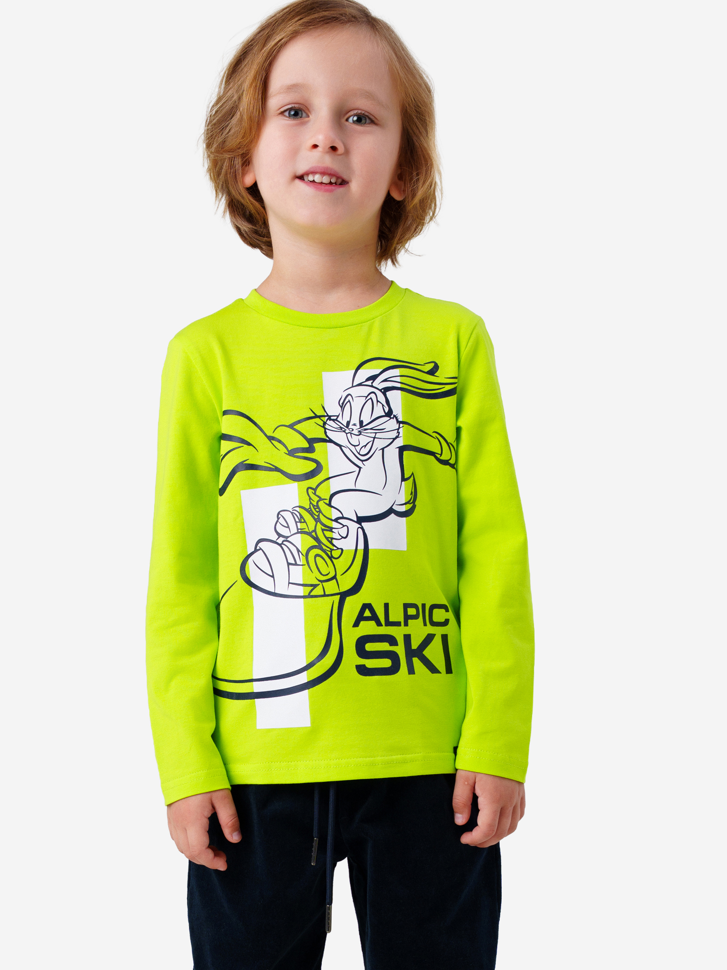 Изображение товара Лонгслив для мальчика PlayToday спортивный, натур материал, всесезонный