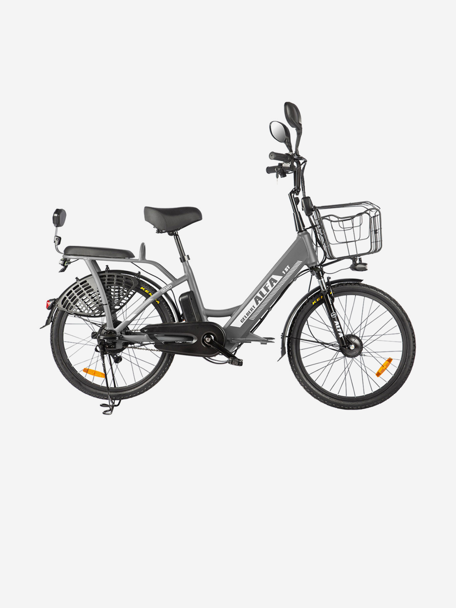 Изображение товара Электровелосипед Gelbert ALFA 1 ST Серый для взрослых